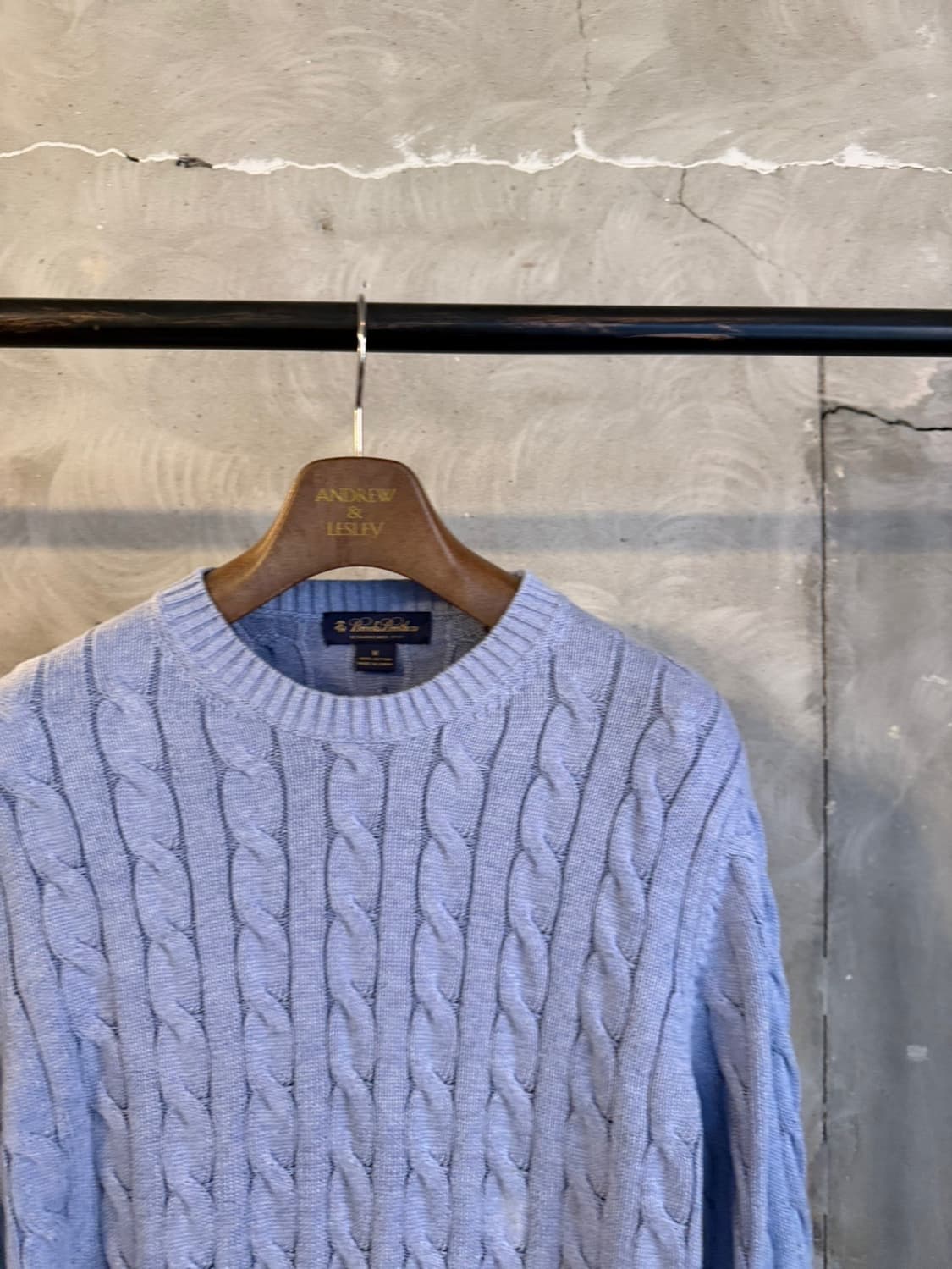 브룩스 브라더스 케이블 니트 100 상품이미지3