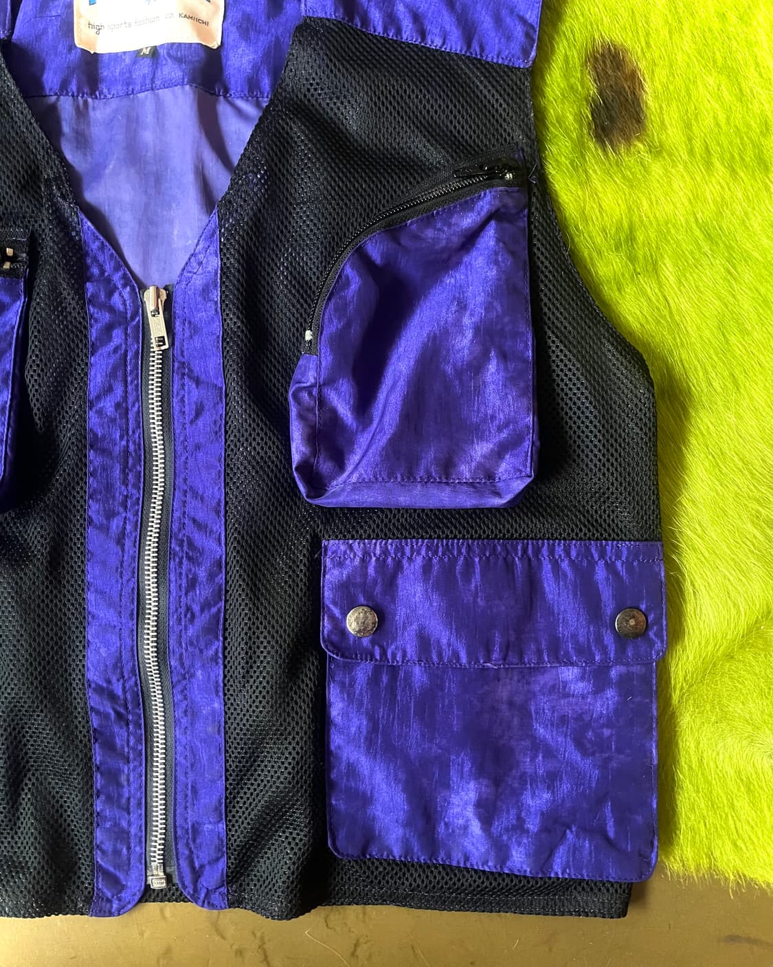 90s Japanese Utility 3D Pocket Old Vest 상품이미지6