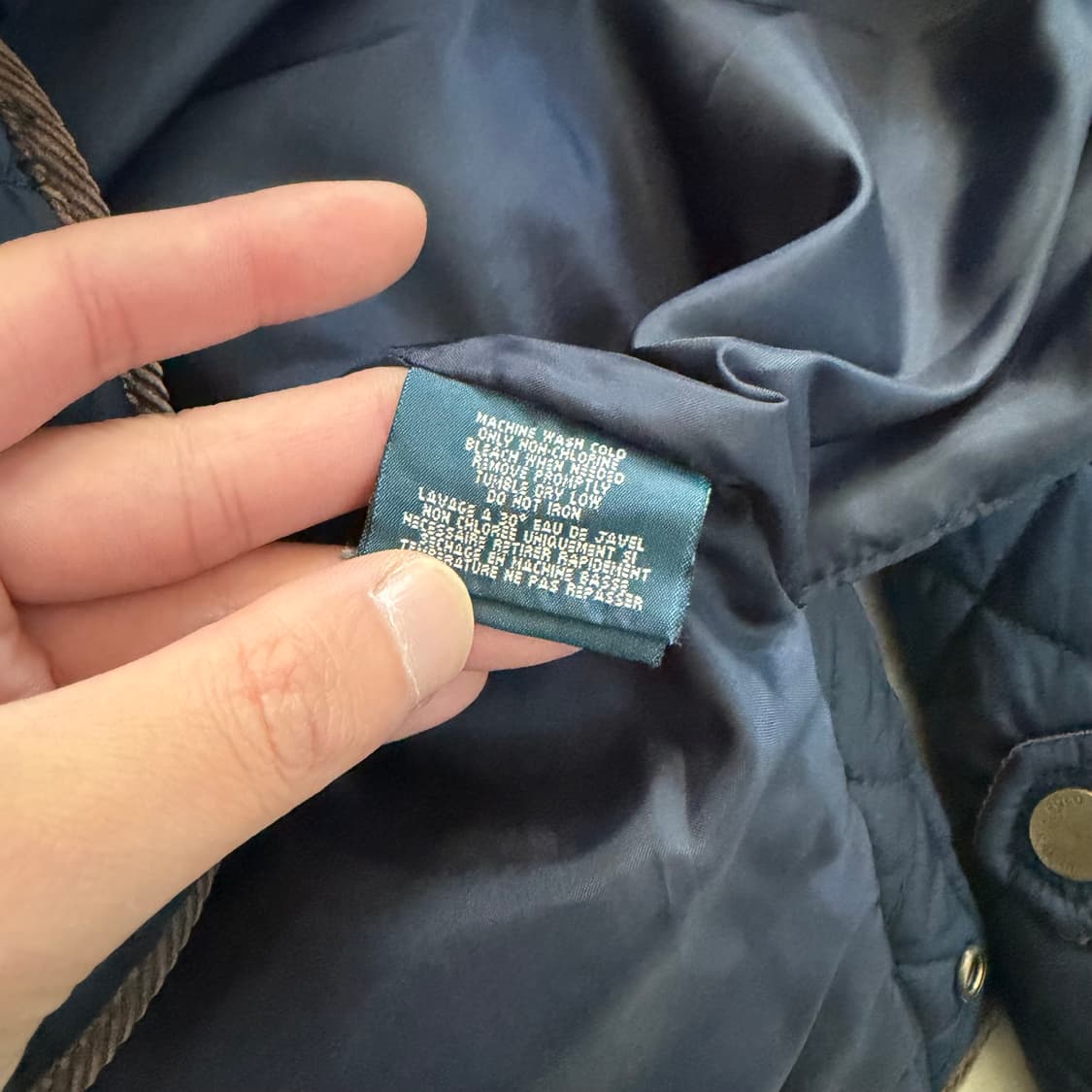 폴로 랄프로렌 빈티지 퀄팅 자켓 M 상품이미지7