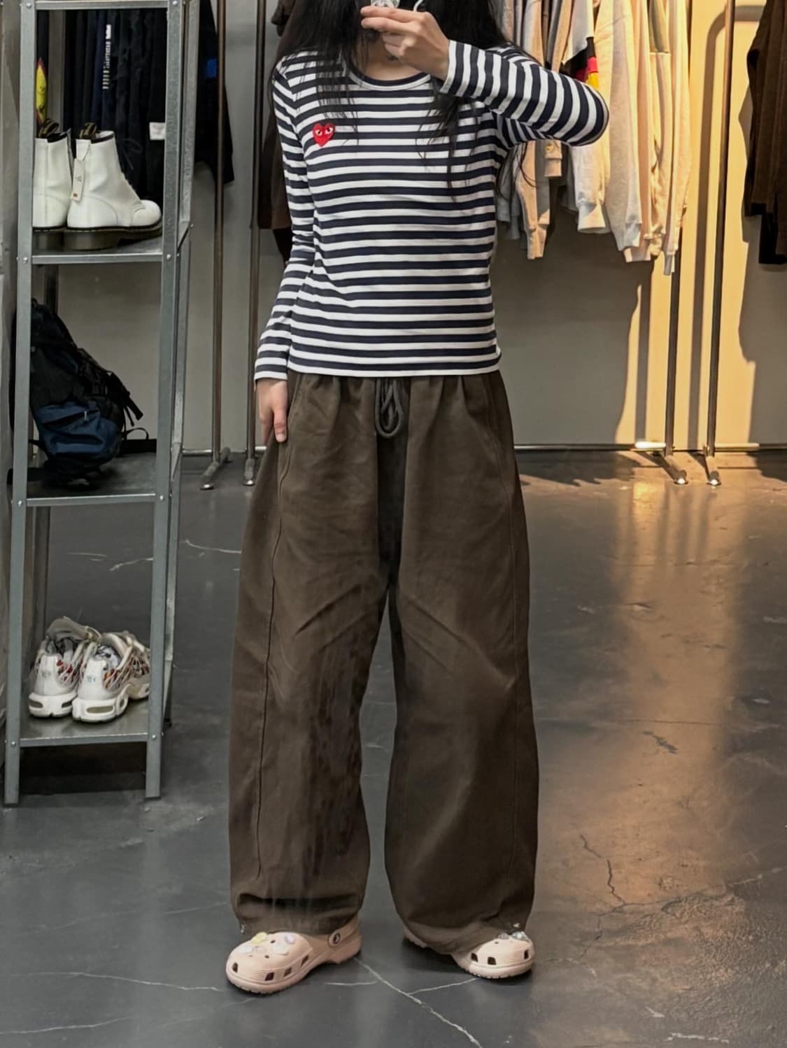 꼼데가르송 하트와펜 단가라 롱슬리브 티셔츠 A2431 상품이미지1