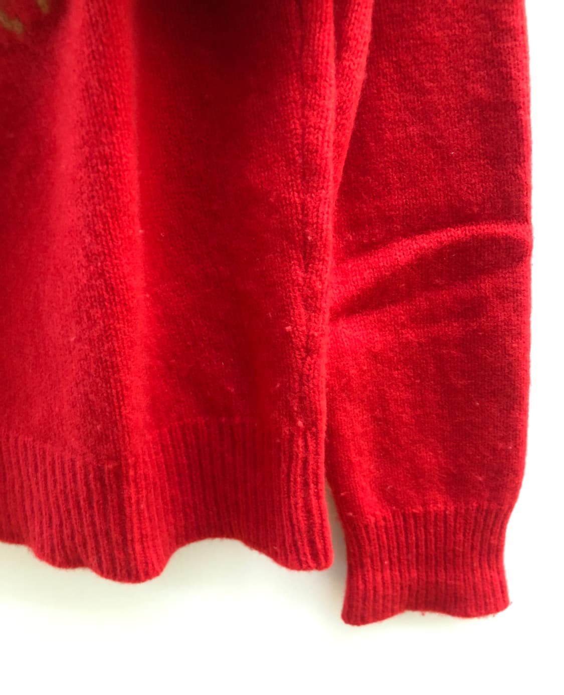 [여성S] 메종키츠네 폭스헤드 니트 레드 상품이미지10