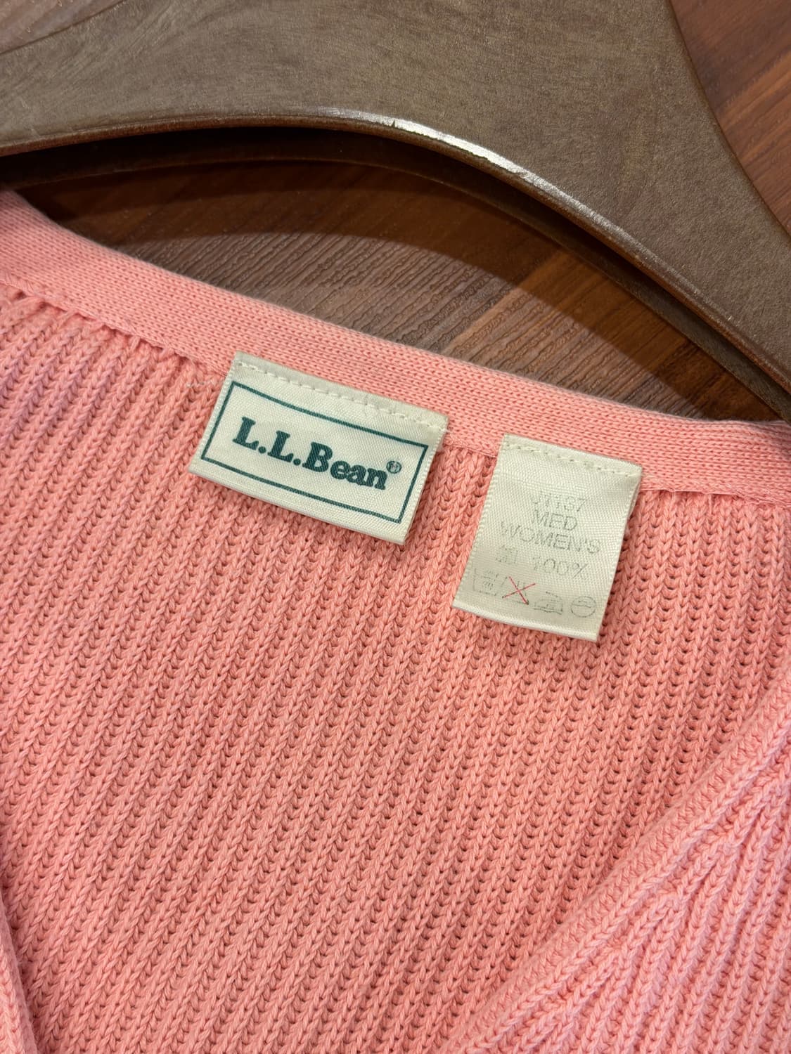 00s L.L.Bean 엘엘빈 코튼 립 가디건 상품이미지7