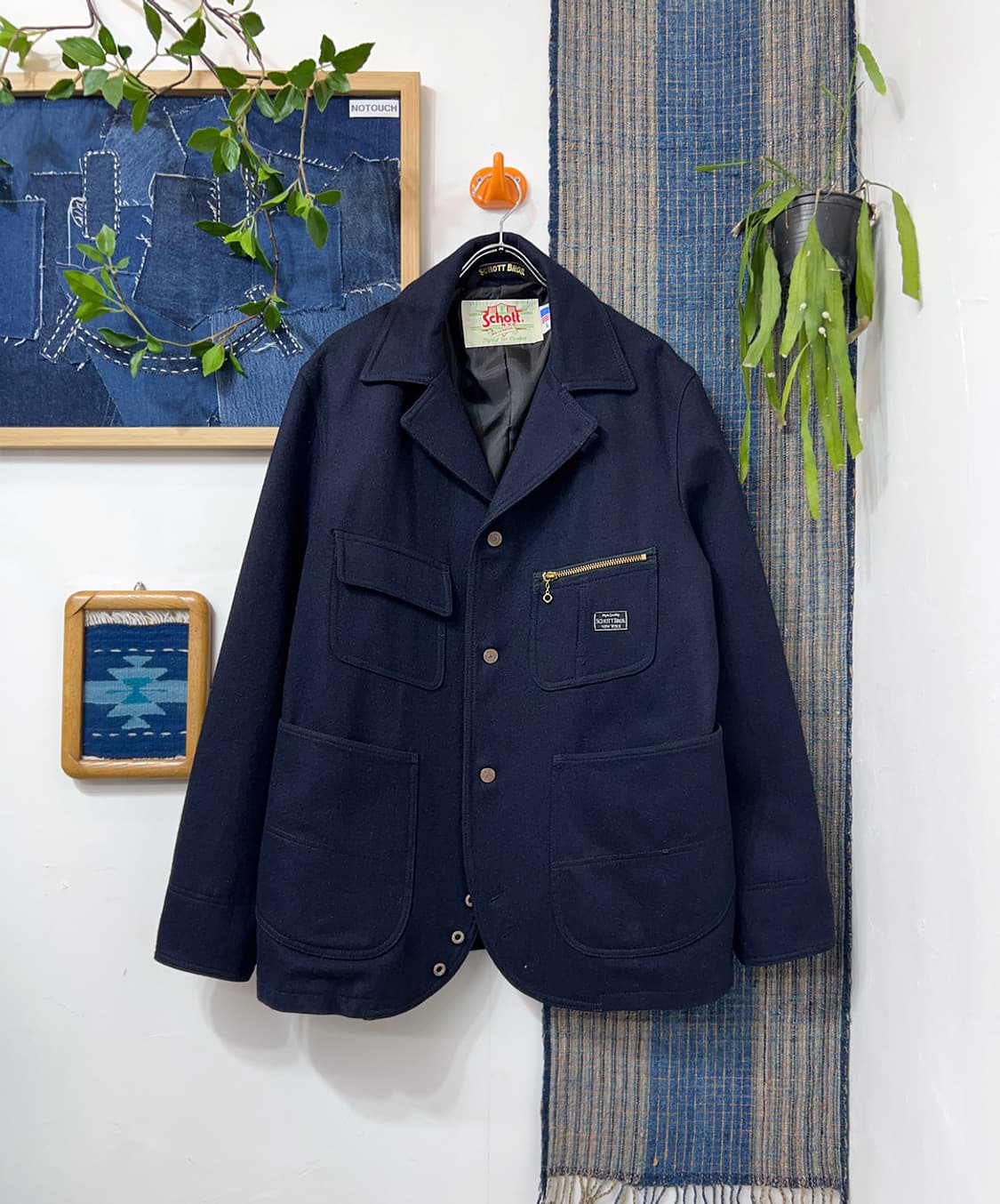 SCHOTT Melton Wool Engineer Jacket 상품이미지1