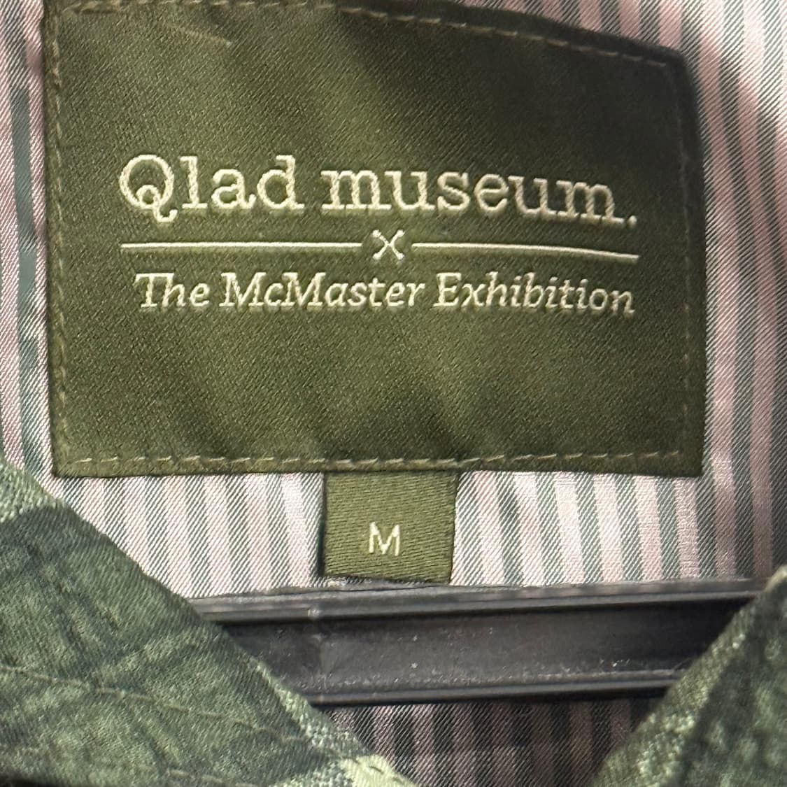 클래드뮤지엄 그린 체크 블루종 자켓 (M) 상품이미지2