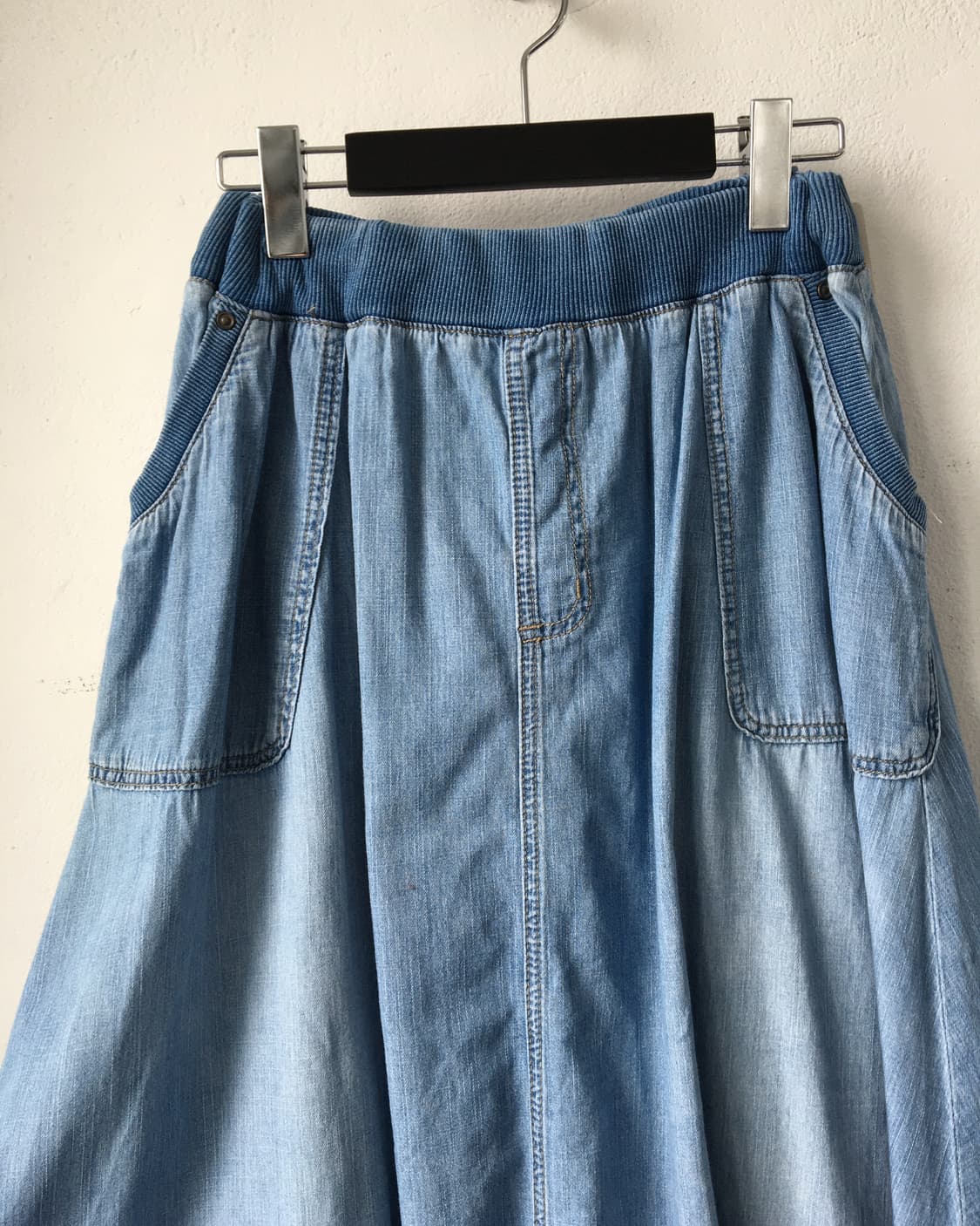 Washing cotton long skirt 상품이미지2