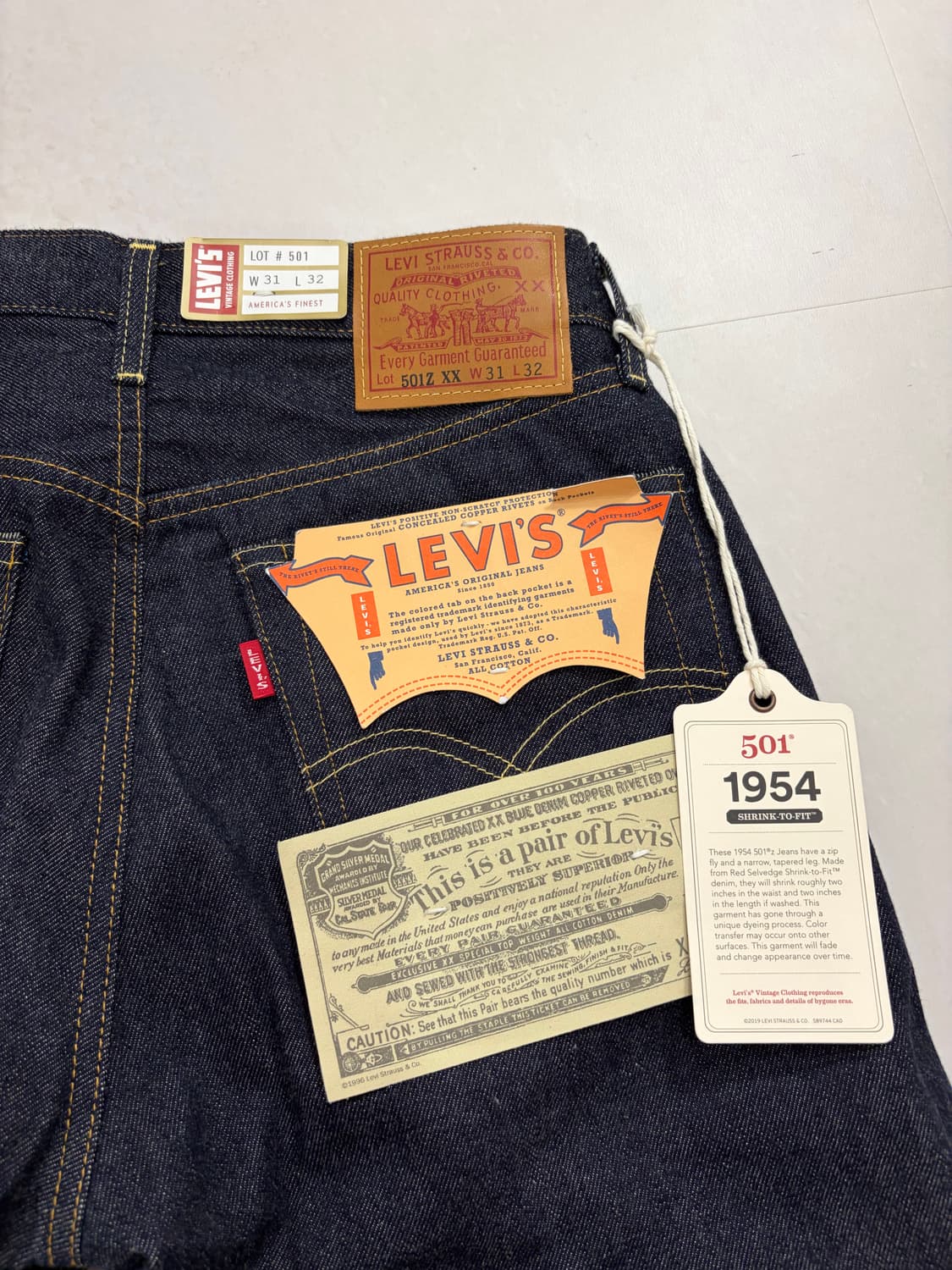 LVC 54501 리지드 W31 L32 상품이미지2