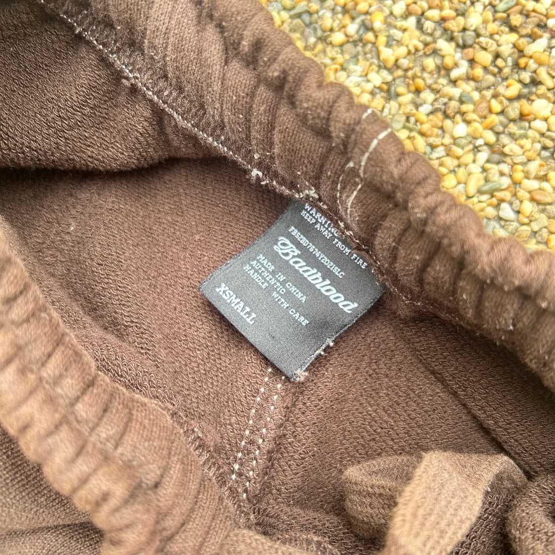 Badblood heavyweight white jogger pants 상품이미지4