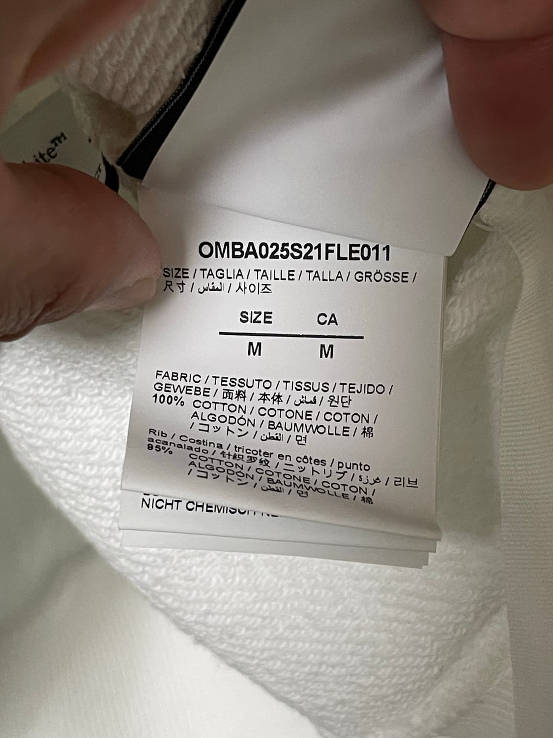 Off-White 오프화이트 화이트 맨투맨 상품이미지3