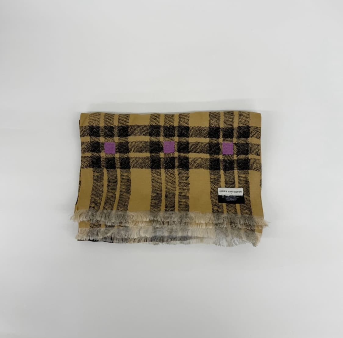 드리스 반 노튼 패턴 머플러 상품이미지3