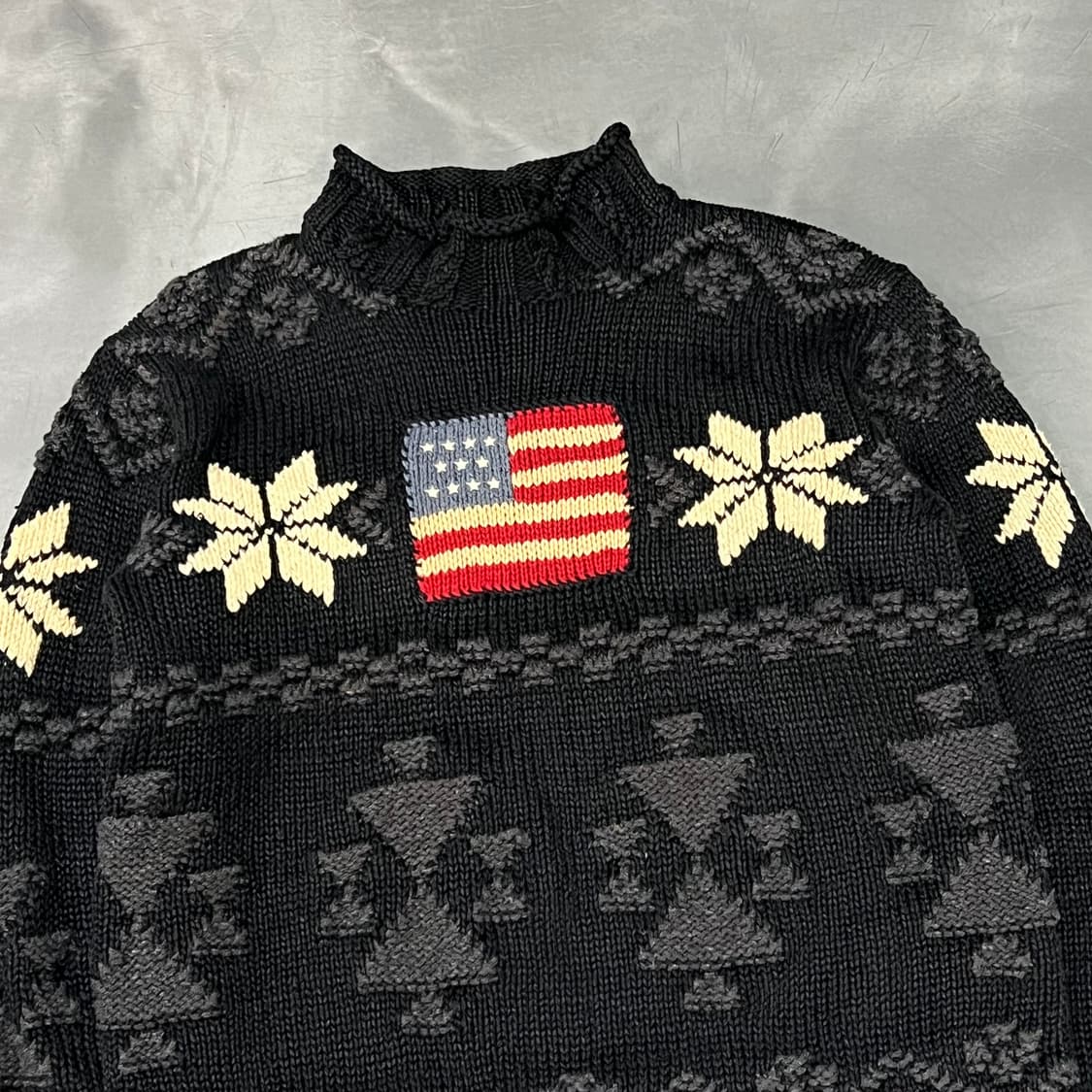  폴로 랄프로렌 성조기 패턴 니트 y15782 상품이미지3