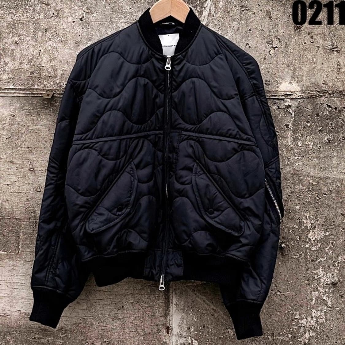스티치컴즈블루 퀼팅 패딩 봄버 자켓 85 0211 상품이미지1
