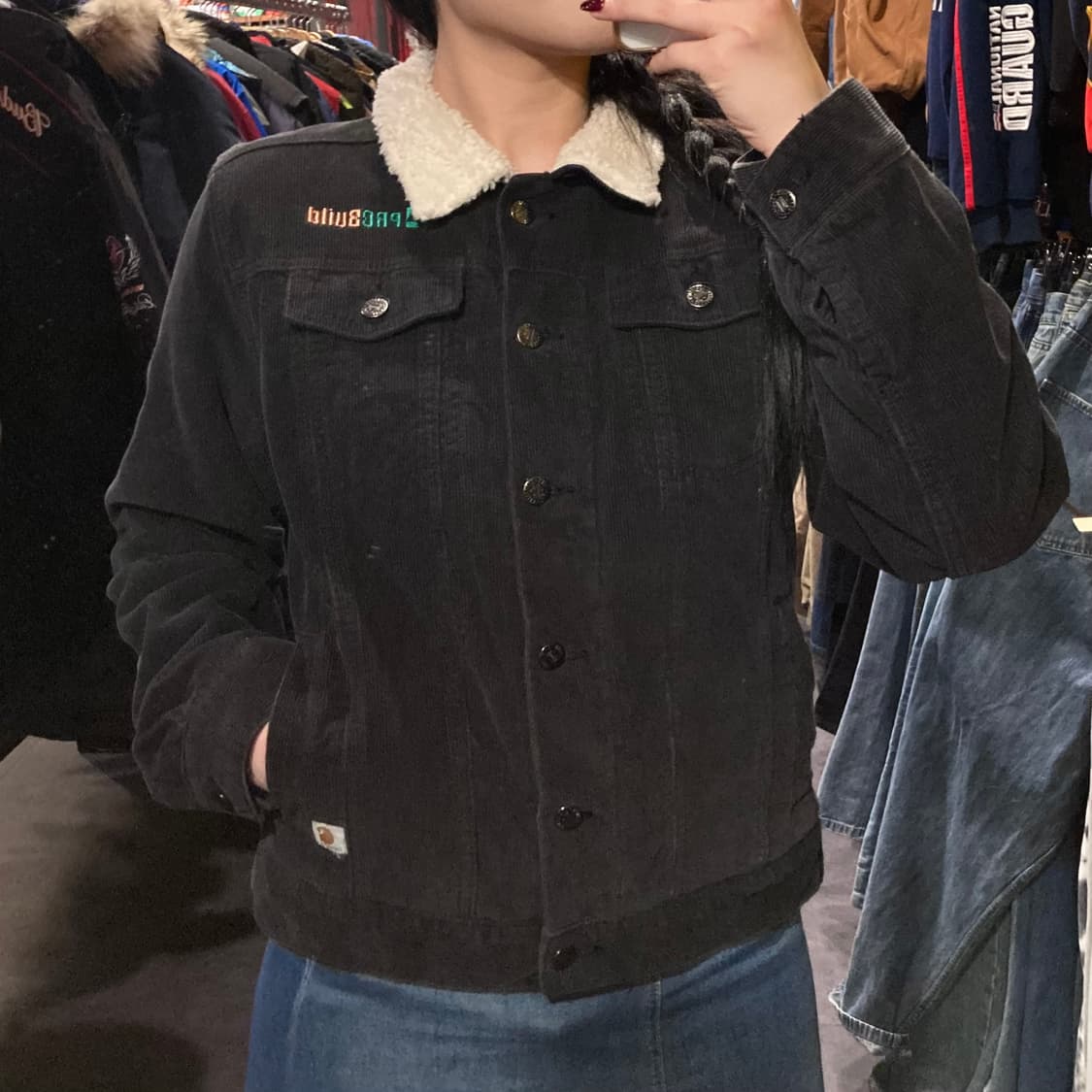 [IM] 칼하트 셰르파 자켓 블랙 상품이미지2