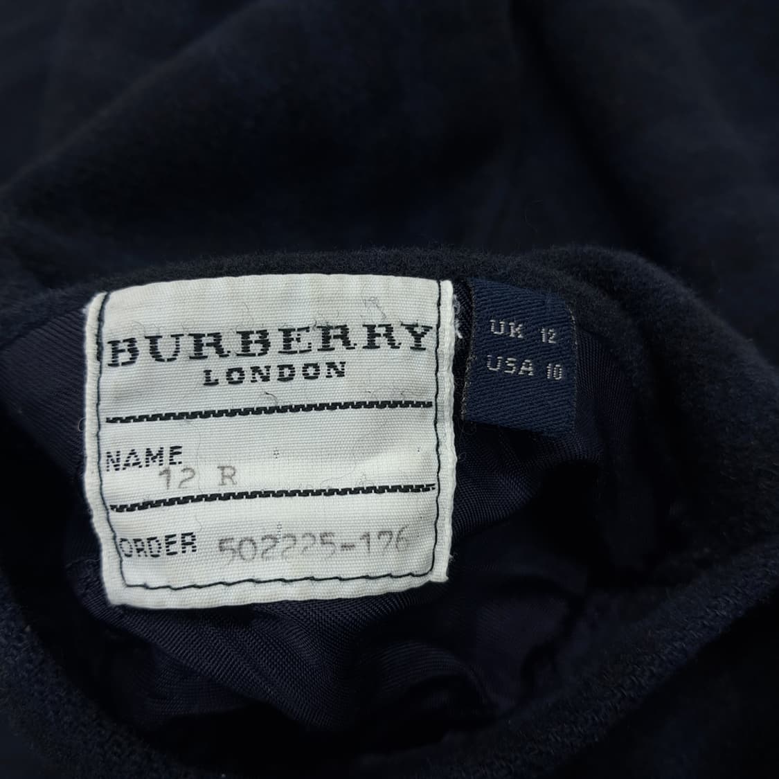 CN798 M 버버리 런던 울 캐시미어 체크 코트 상품이미지7