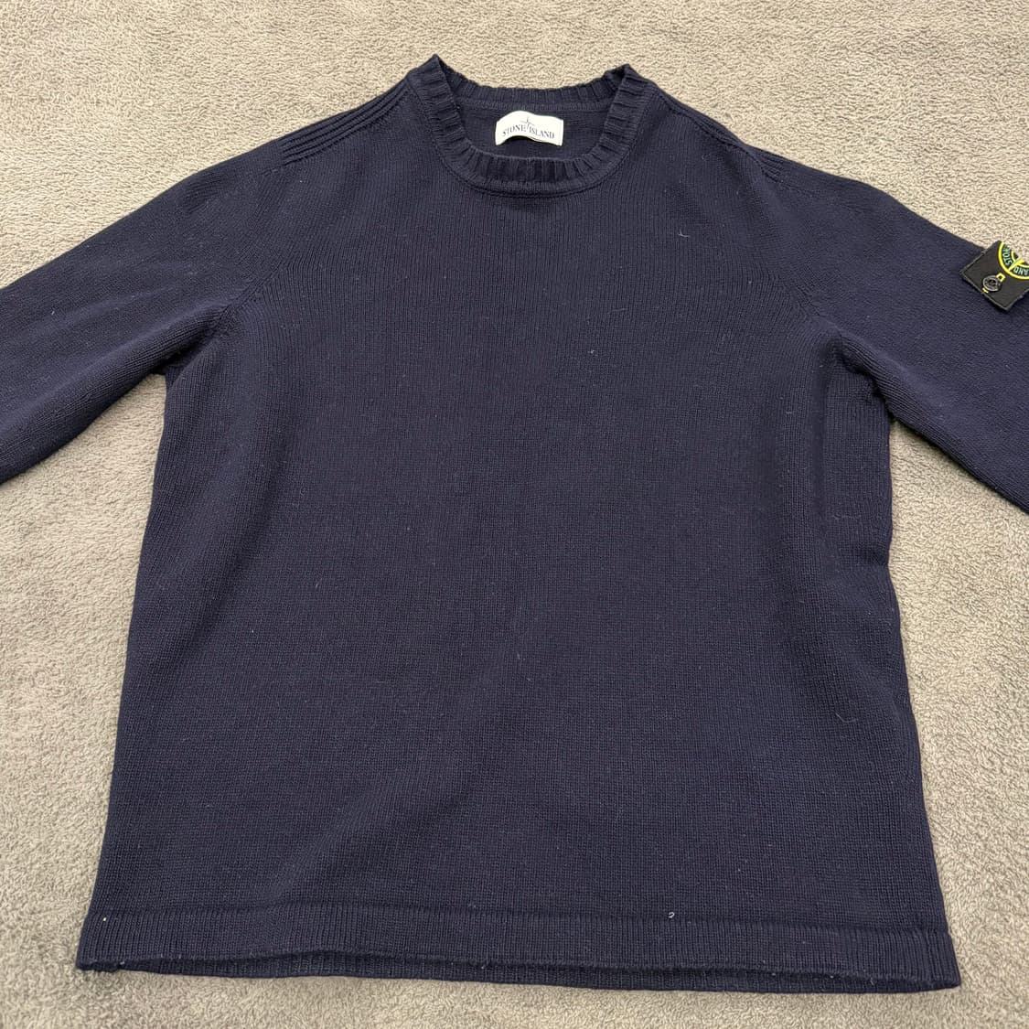 [정품/XXL] 스톤아일랜드 와펜 크루넥 니트 스웨터 상품이미지3