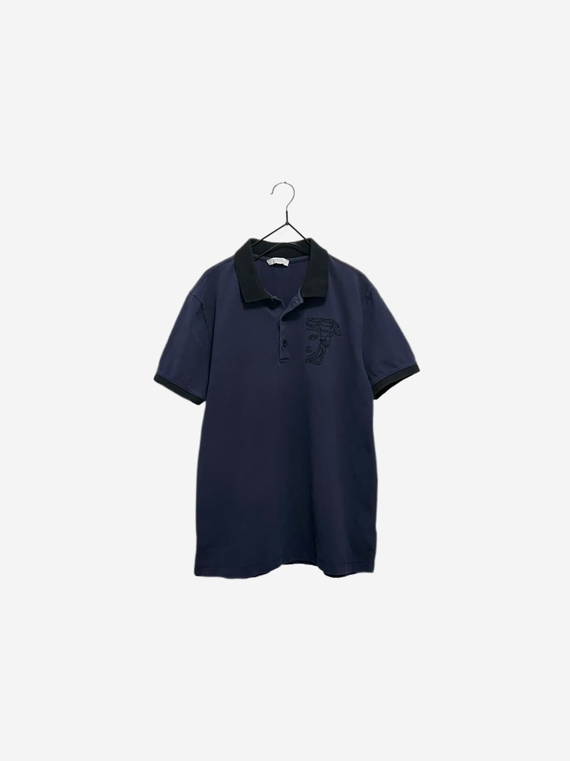 베르사체 메두사 반팔 카라티 pk 폴로티셔츠 네이비 상품이미지2