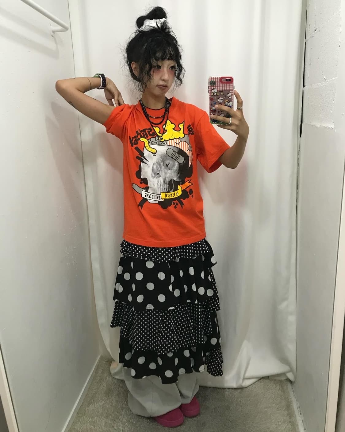 Stussy Orange T-shirt 상품이미지3