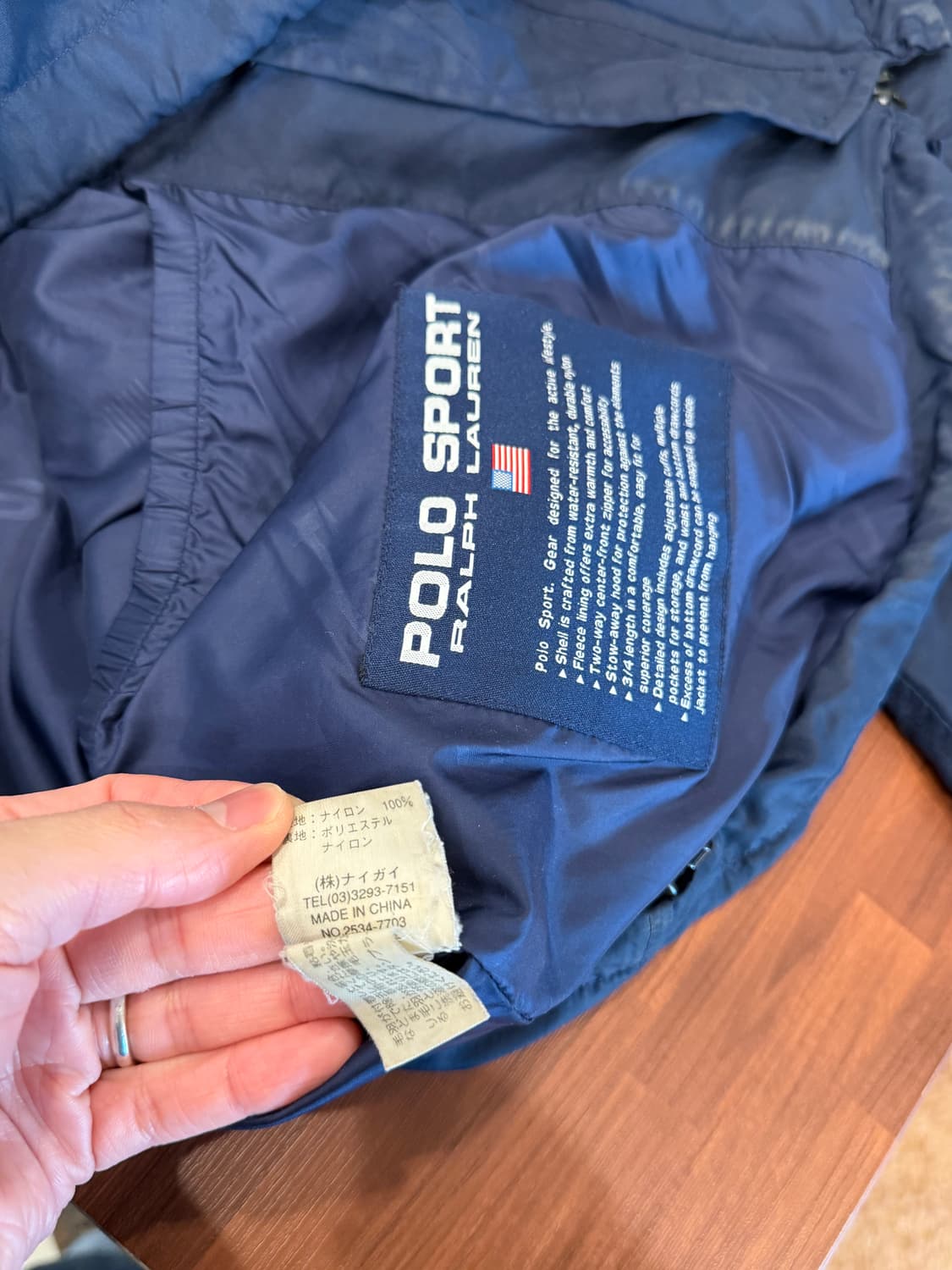 90-00s Polo Sport 폴로 스포츠 나일론 플리스 마운틴 자켓 상품이미지10