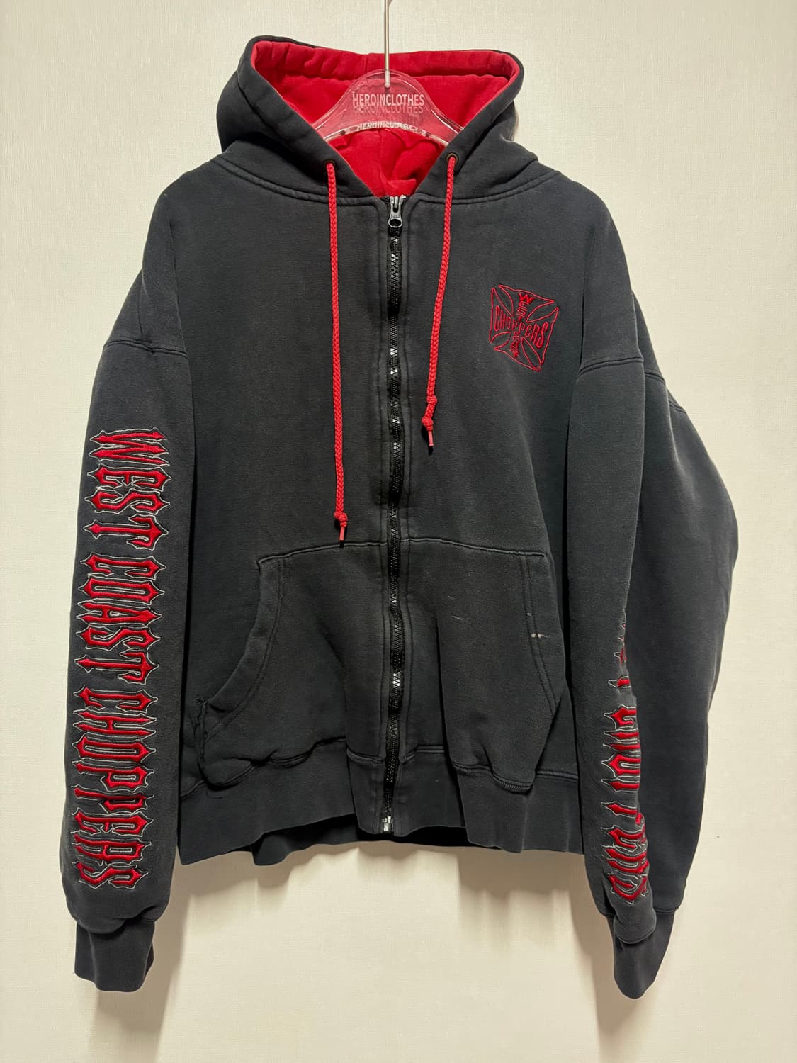 [M] West Coast Choppers 써멀 후드 집업 상품이미지1