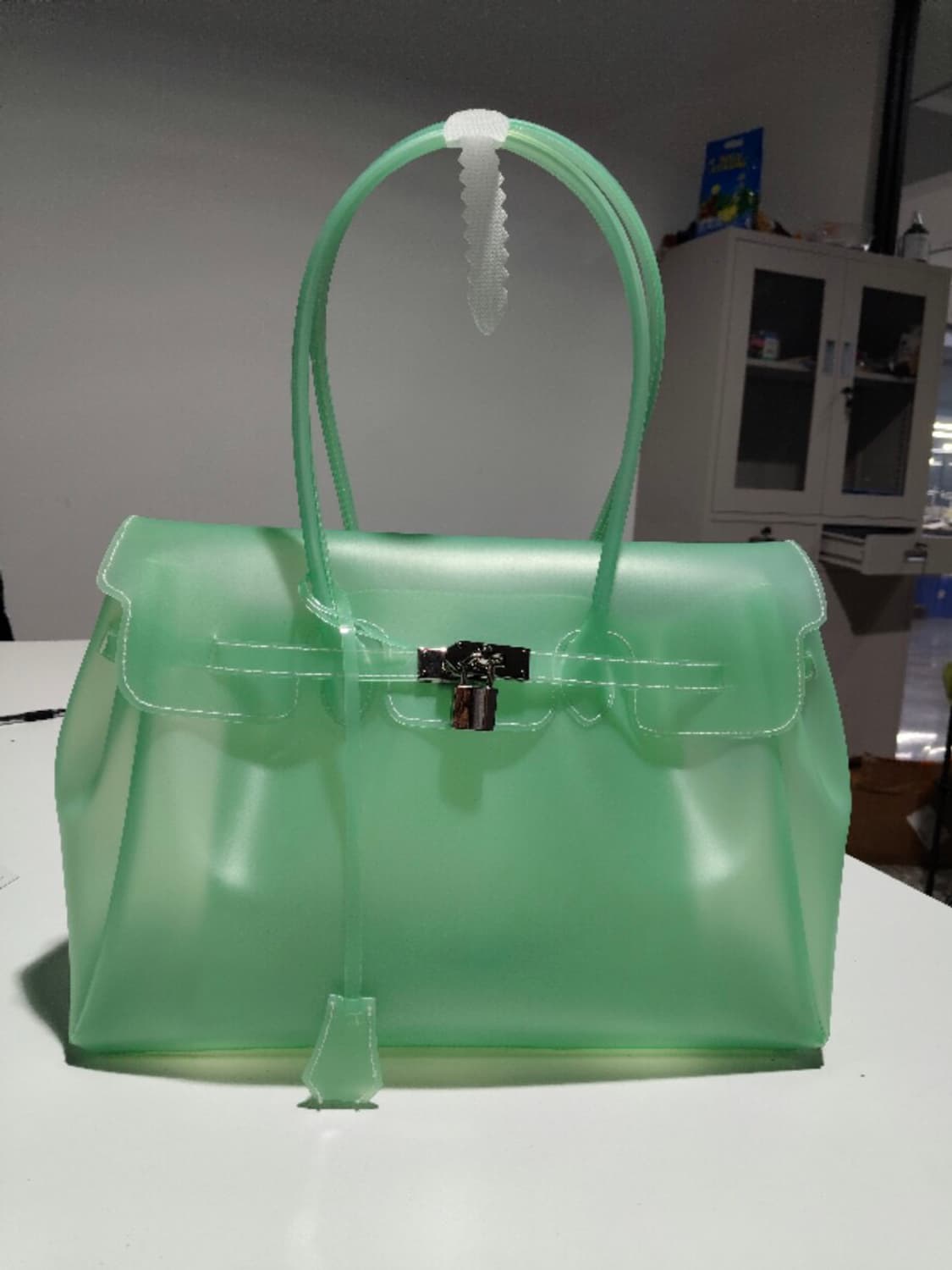 젤리벌킨백 젤리버킨백 젤리 키키 버킨백 실리콘 숄더백 상품이미지1