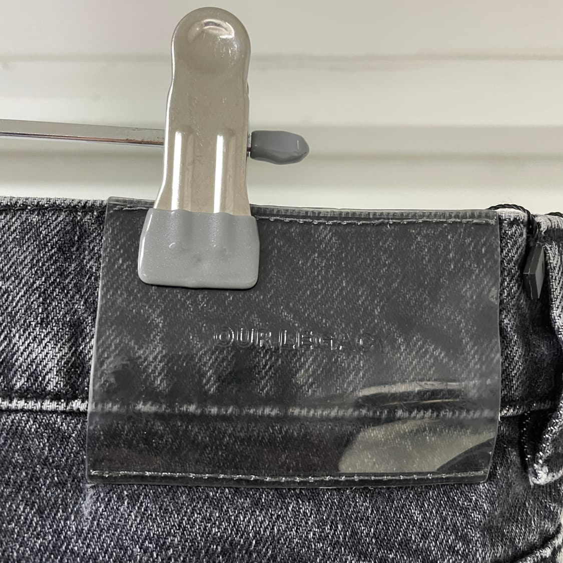 아워레가시 흑청 데님 팬츠 46 상품이미지4