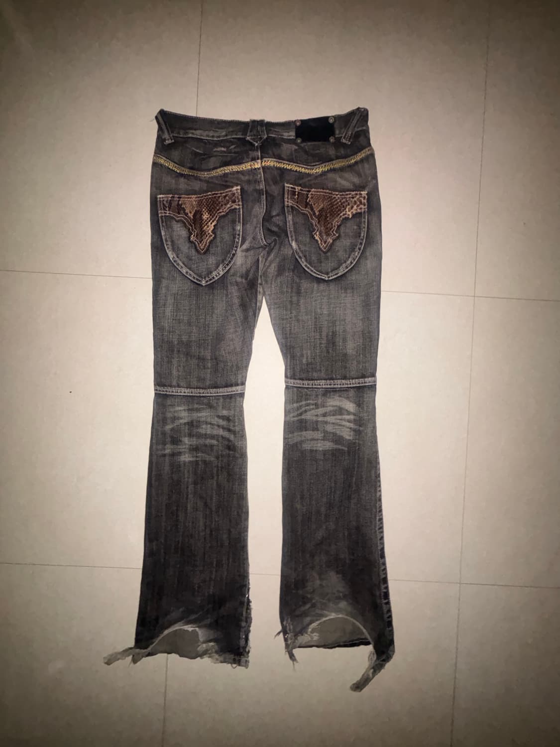 세멘틱디자인 뱀피데님 상품이미지2