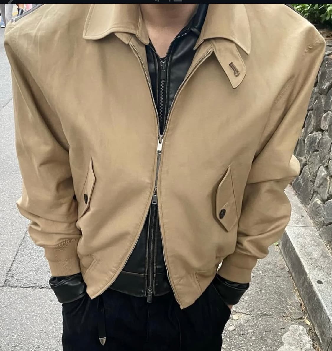 노이어 헤비 치노 블루종 자켓 상품이미지1