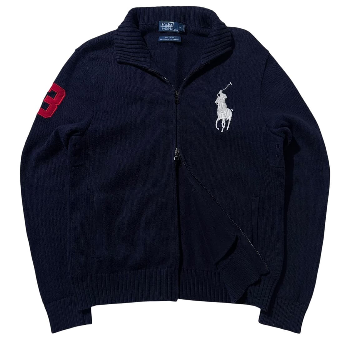 폴로 랄프로렌 빅포니 니트 집업 가디건 상품이미지1