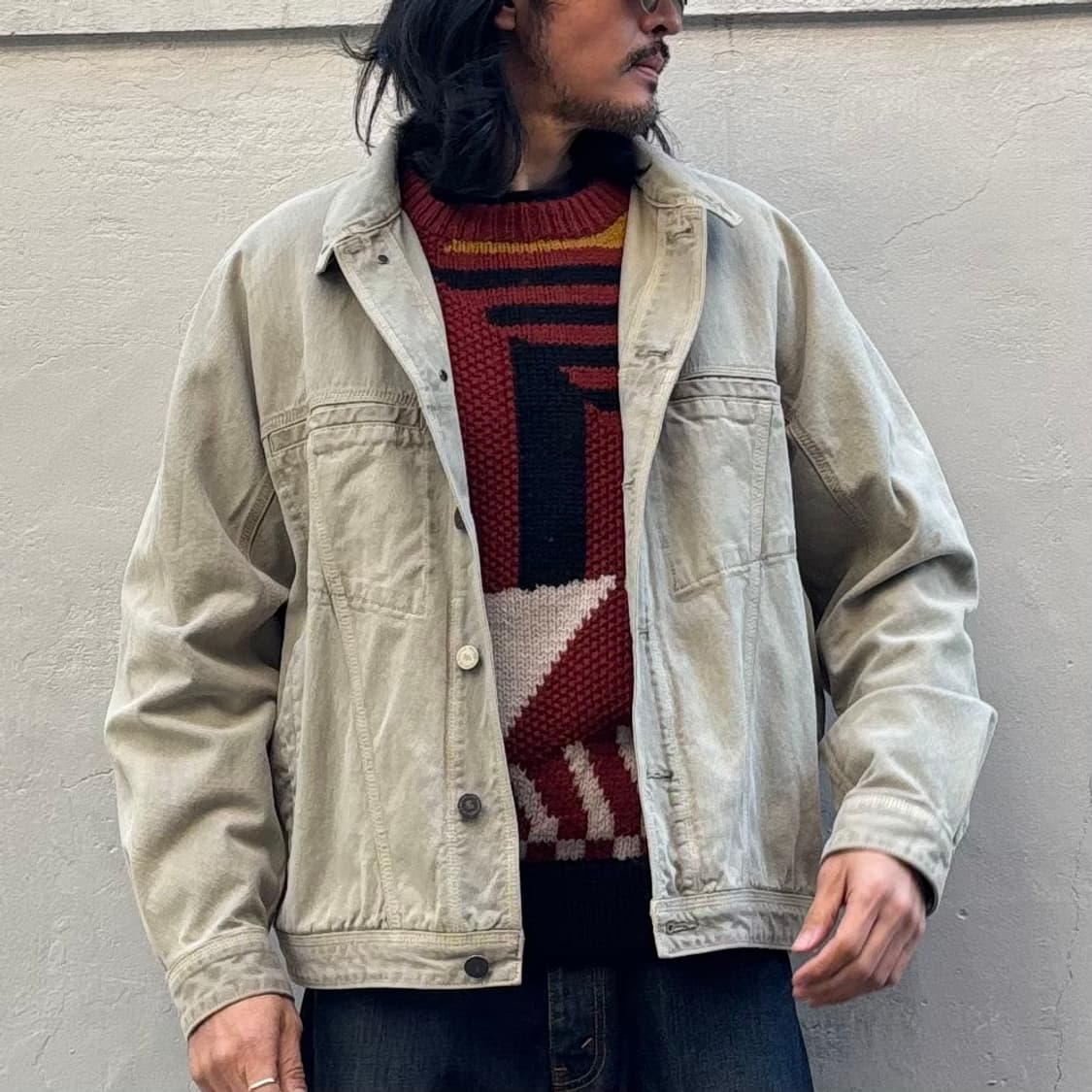 알레그리 코튼 워크 자켓 상품이미지10