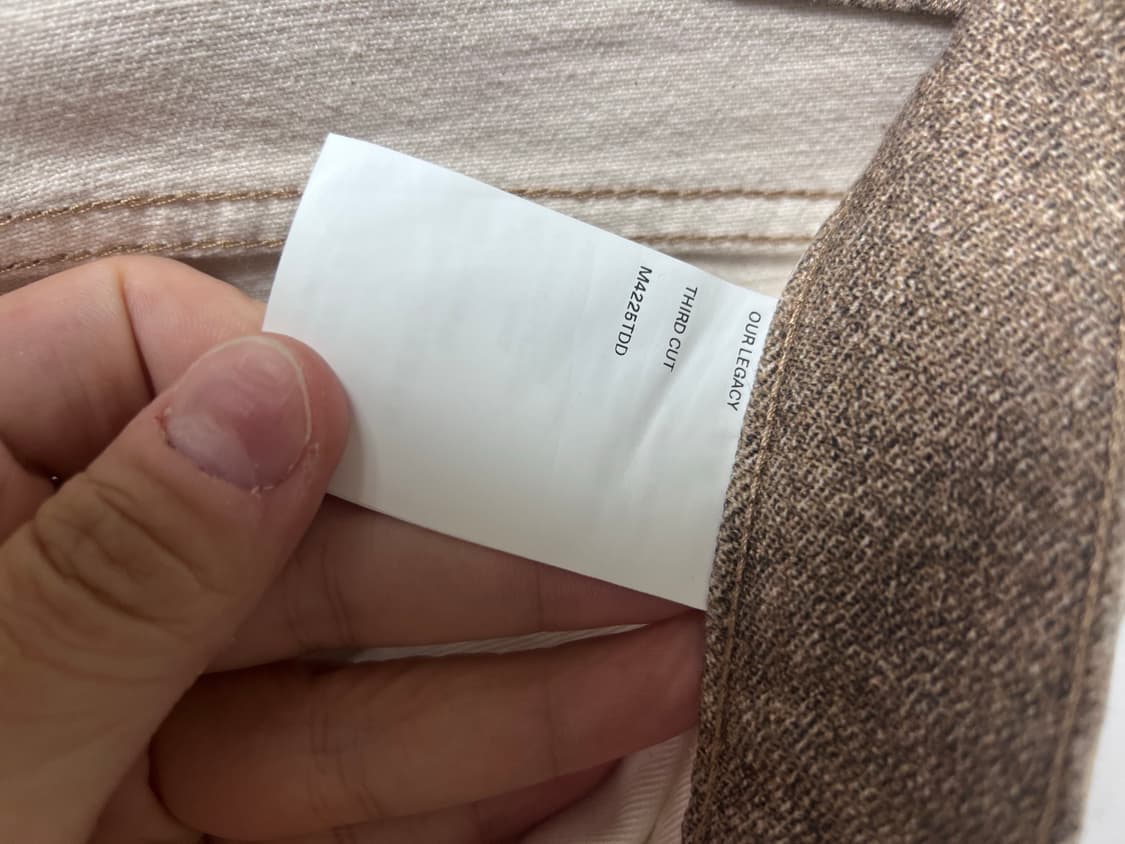 [33] 아워레가시 써드컷 샌드 데님 상품이미지8