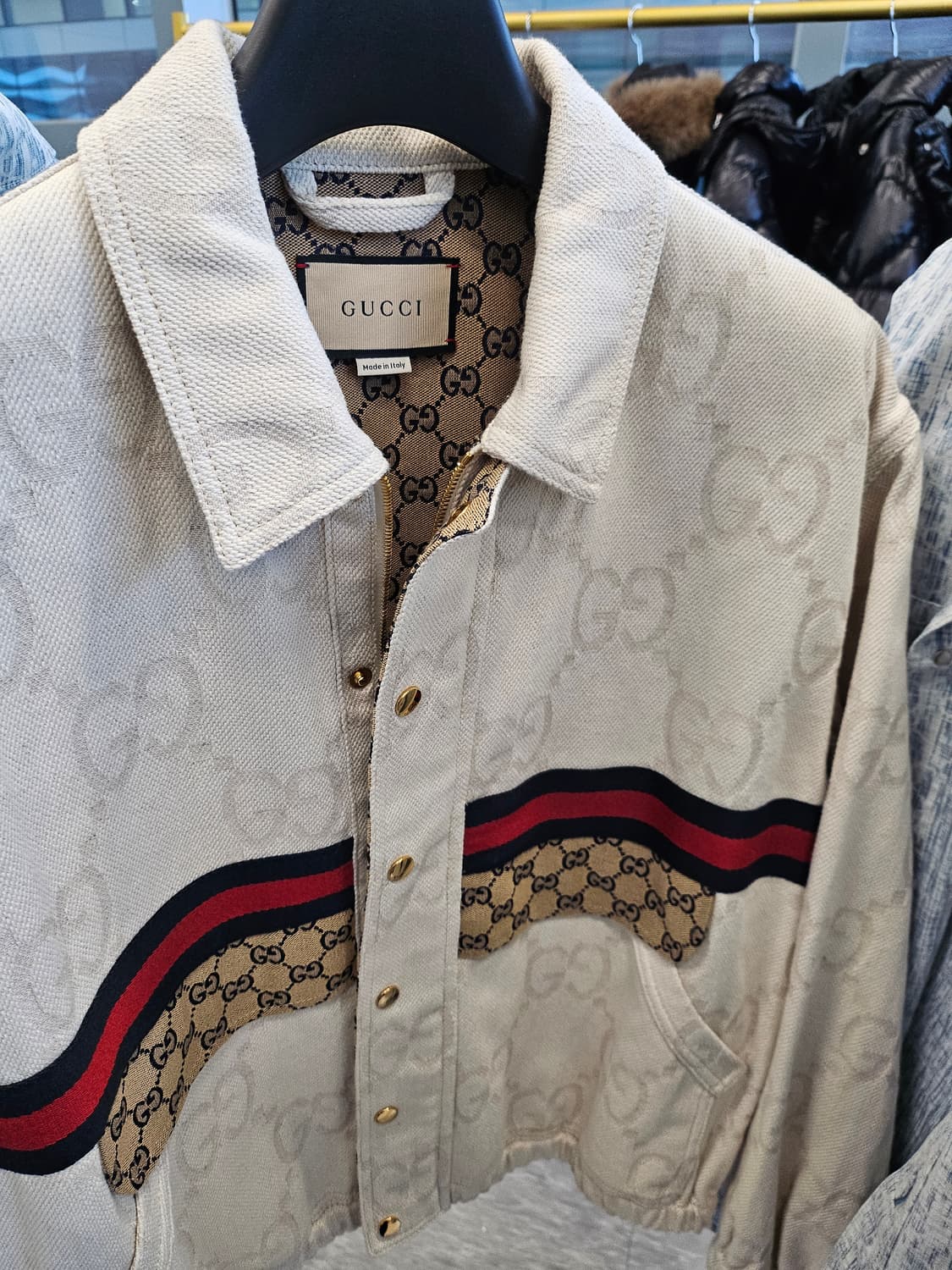 [46]구찌 자카드 데님 트러커 자켓 상품이미지3