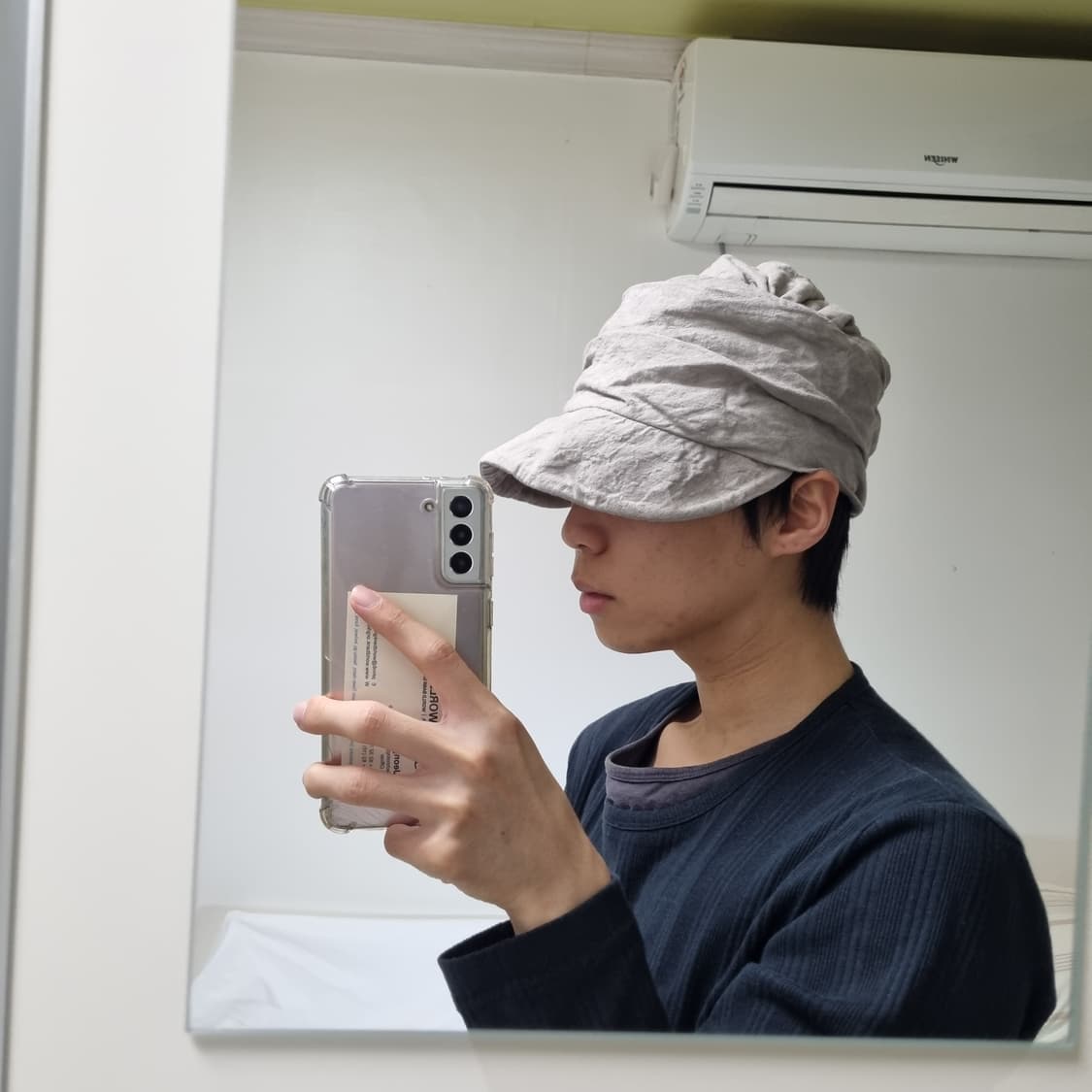 와이어 드레이프 캐스킷 그레이 override 상품이미지7
