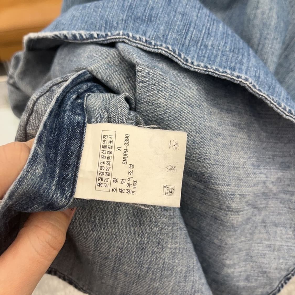 폴로 랄프로렌 투포켓 데님 셔츠 105 C06255 상품이미지5