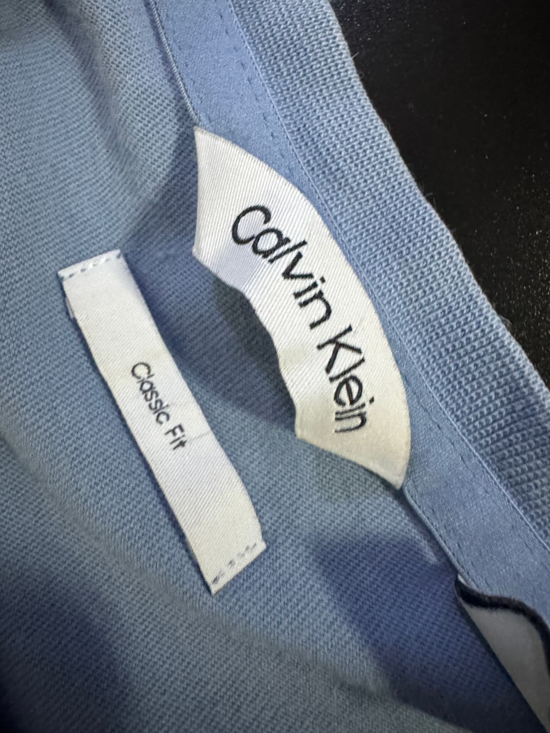 캘빈클라인 Ck 스몰 로고 클래식 핏 반팔 티셔츠 2XL 블루 상품이미지3
