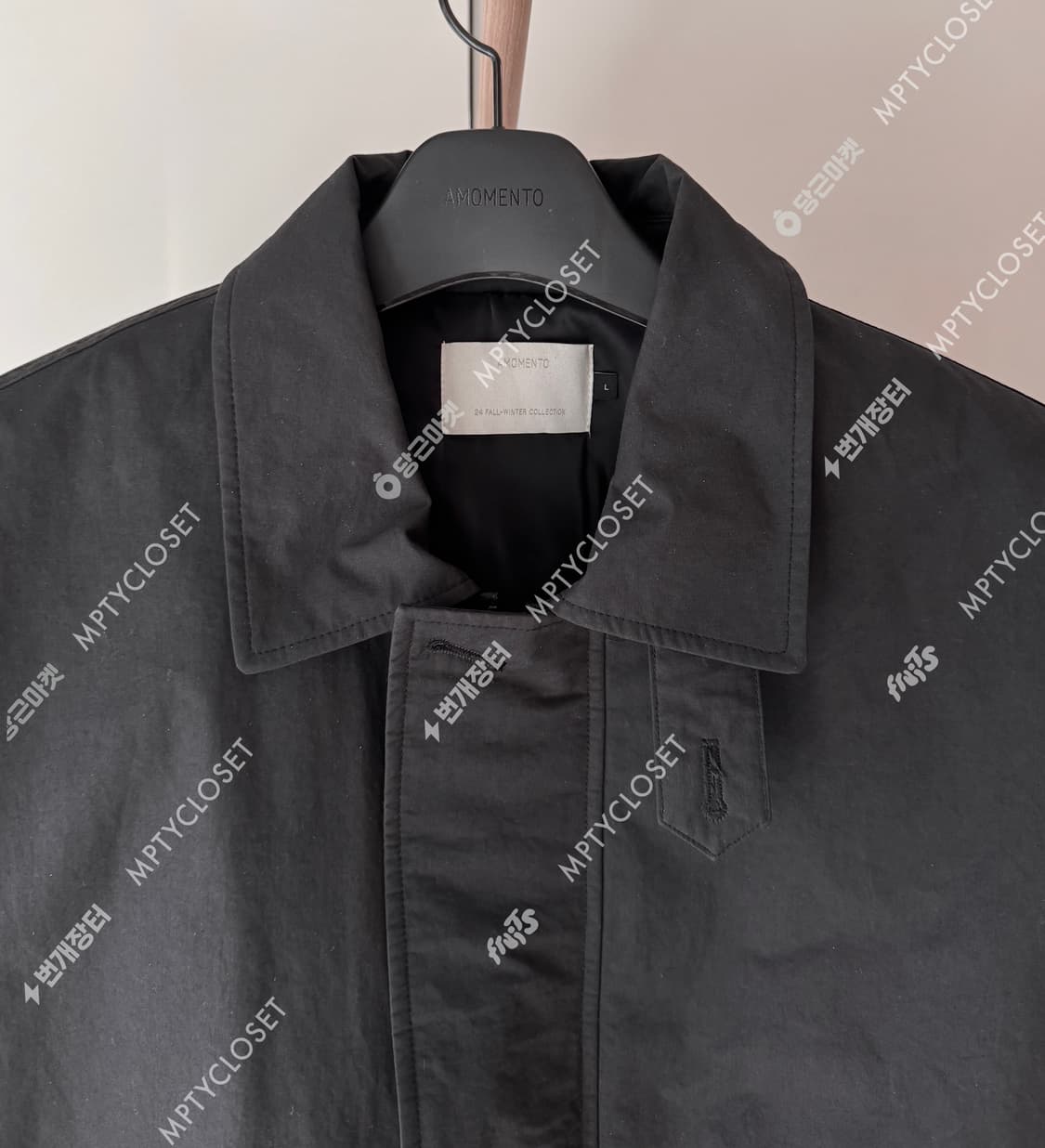 [L] 아모멘토 패디드 자켓 점퍼 블랙 상품이미지3