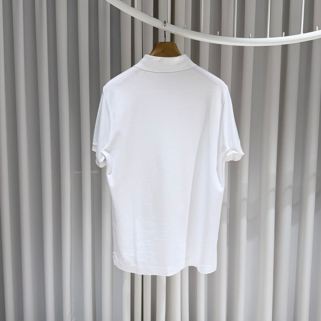 (A+/L) / 에르메스 더블 테크니컬 폴로 반팔 티셔츠 화이트 상품이미지5