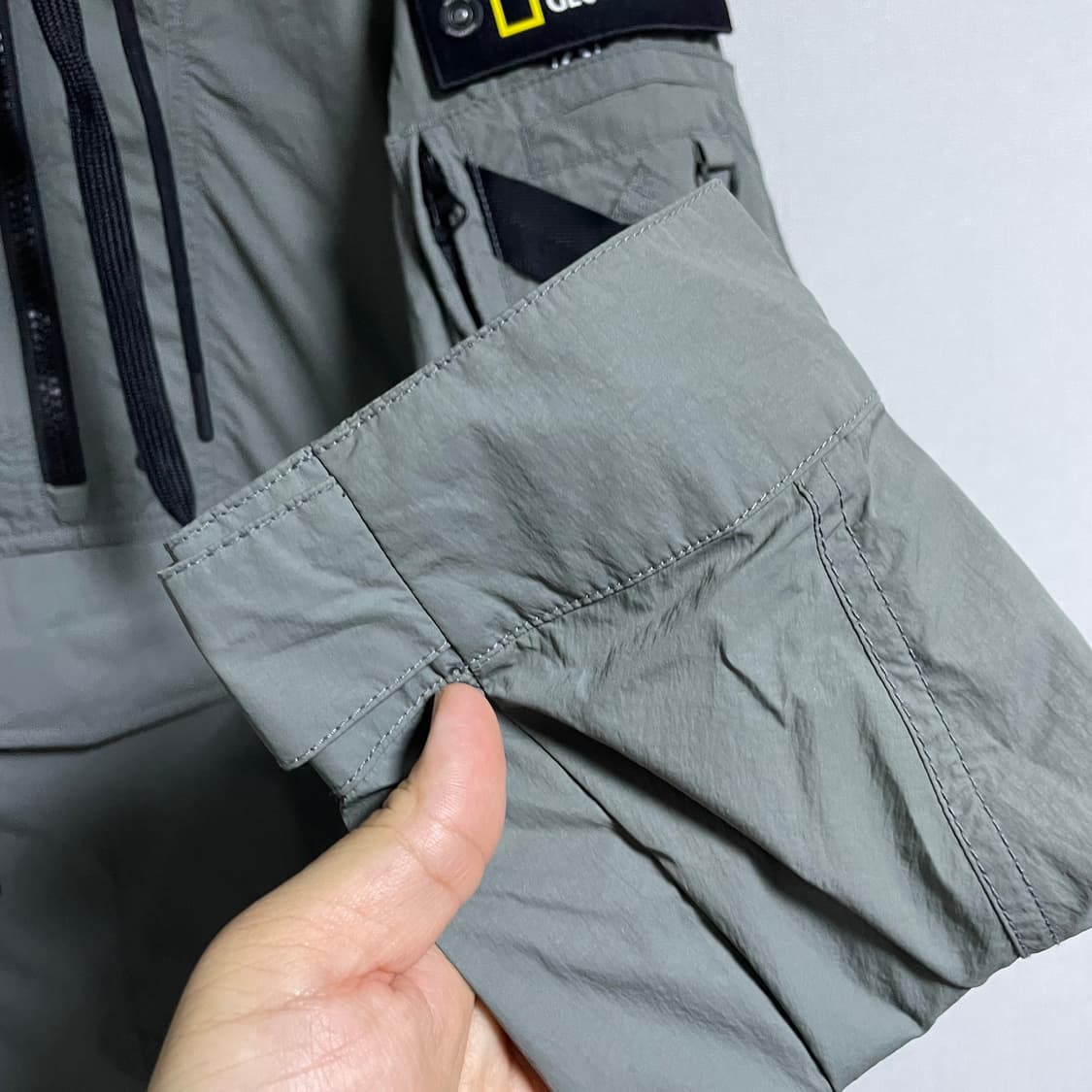 내셔널지오그래픽 남성 아노락 바람막이 점퍼 M (남성  상품이미지5