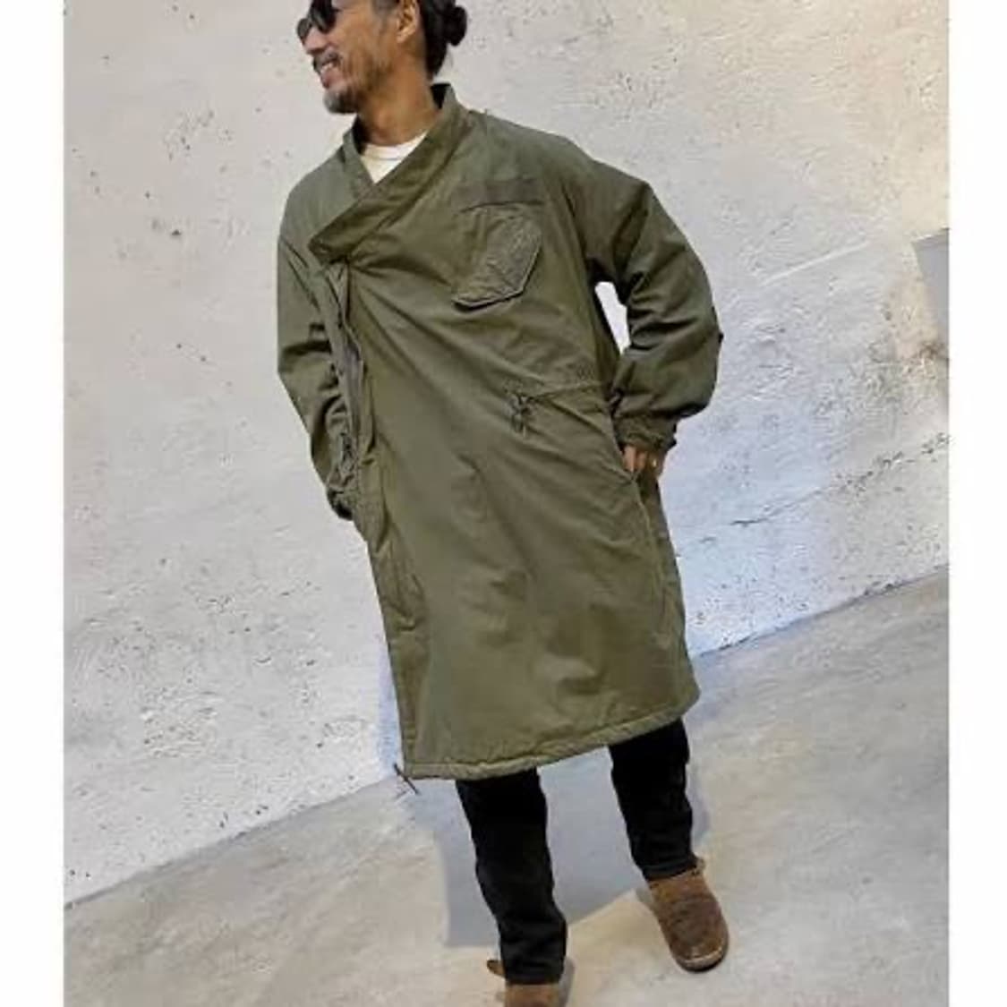 비즈빔 참도 피쉬테일 파카 올리브 3사이즈 상품이미지1