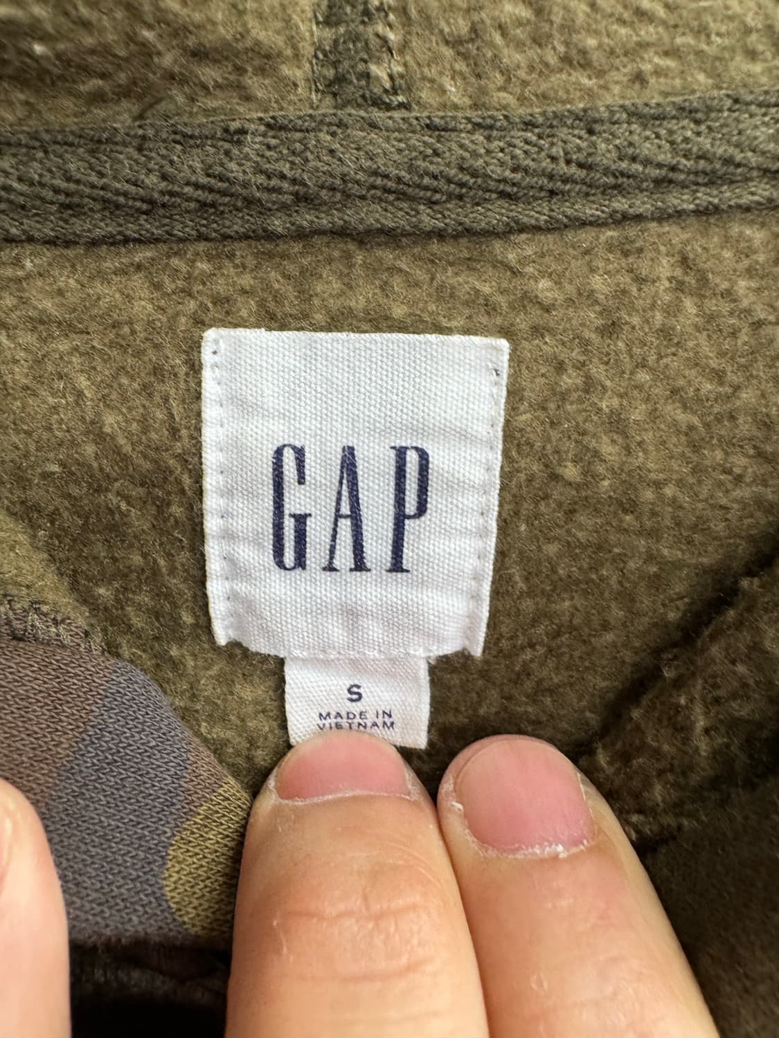 GAP 빈티지 카모패턴 후드티 상품이미지3