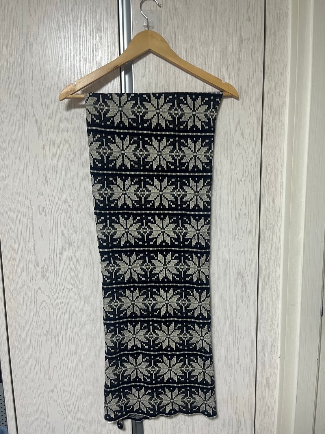 [OS] 꼼데가르송 옴므 02aw 눈송이 울 머플러 상품이미지6