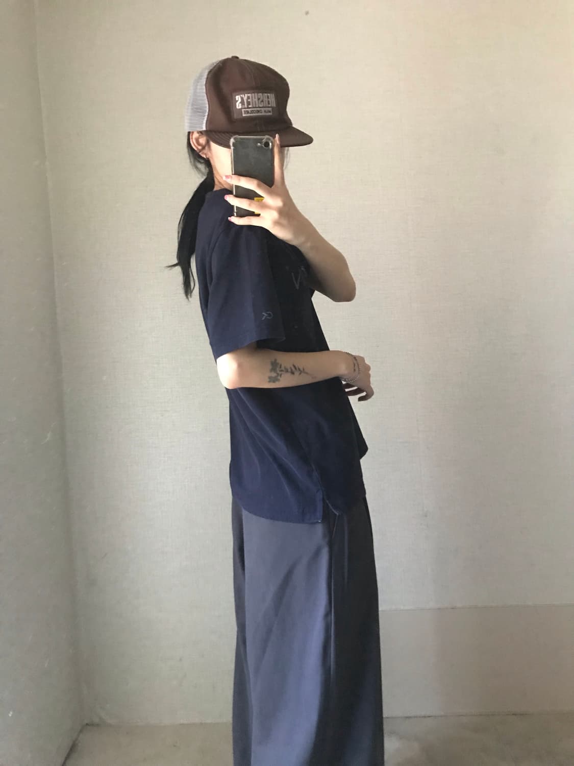 켈빈클라인 네이비 로고 반팔티셔츠 상품이미지4