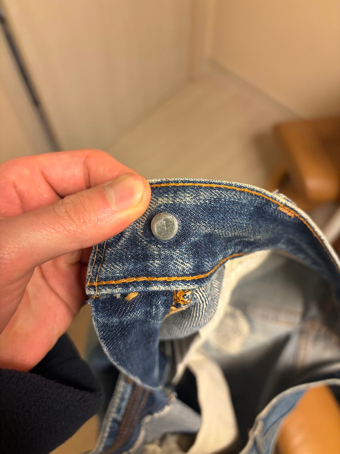 60s 오리지널 빈티지 리바이스 505 Big E 데님 상품이미지7