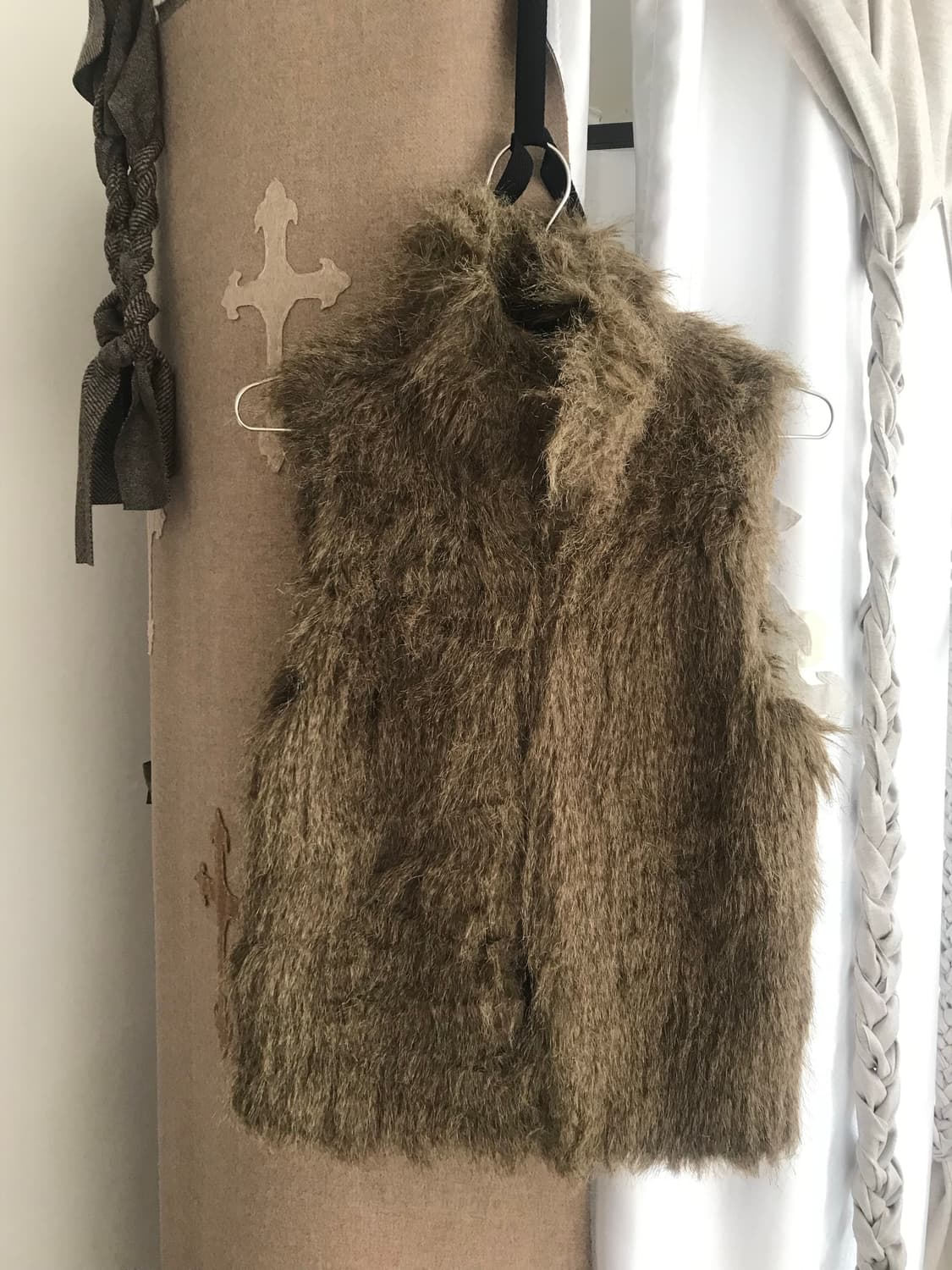 vintage brown fur jacket 상품이미지8