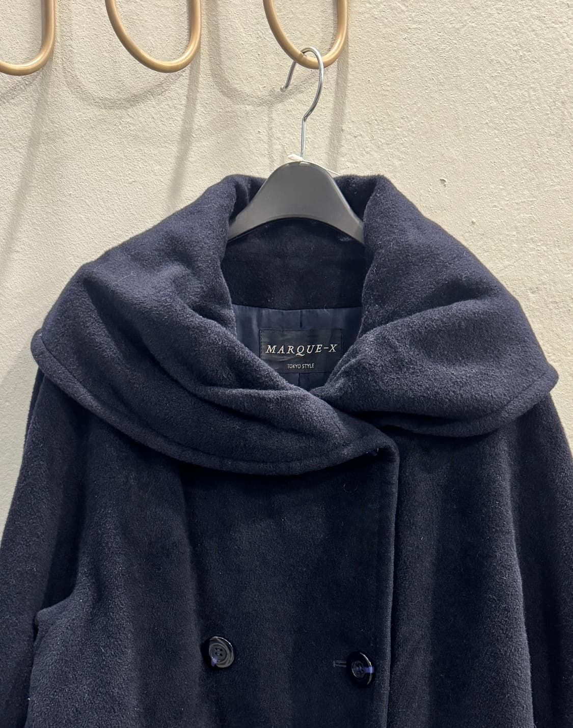 japan vintage 양모 더블버튼 코트 상품이미지2