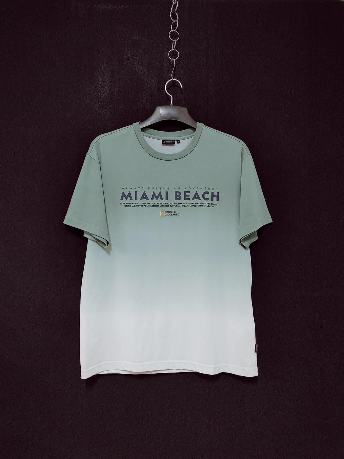 NATIONAL GEOGRAPHIC 내셔널 지오그래픽 그라데이션 반팔티 상품이미지1