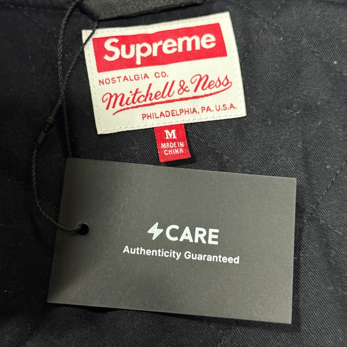 SS21 슈프림 x 미첼 앤 네스 새틴 바시티 자켓 상품이미지7