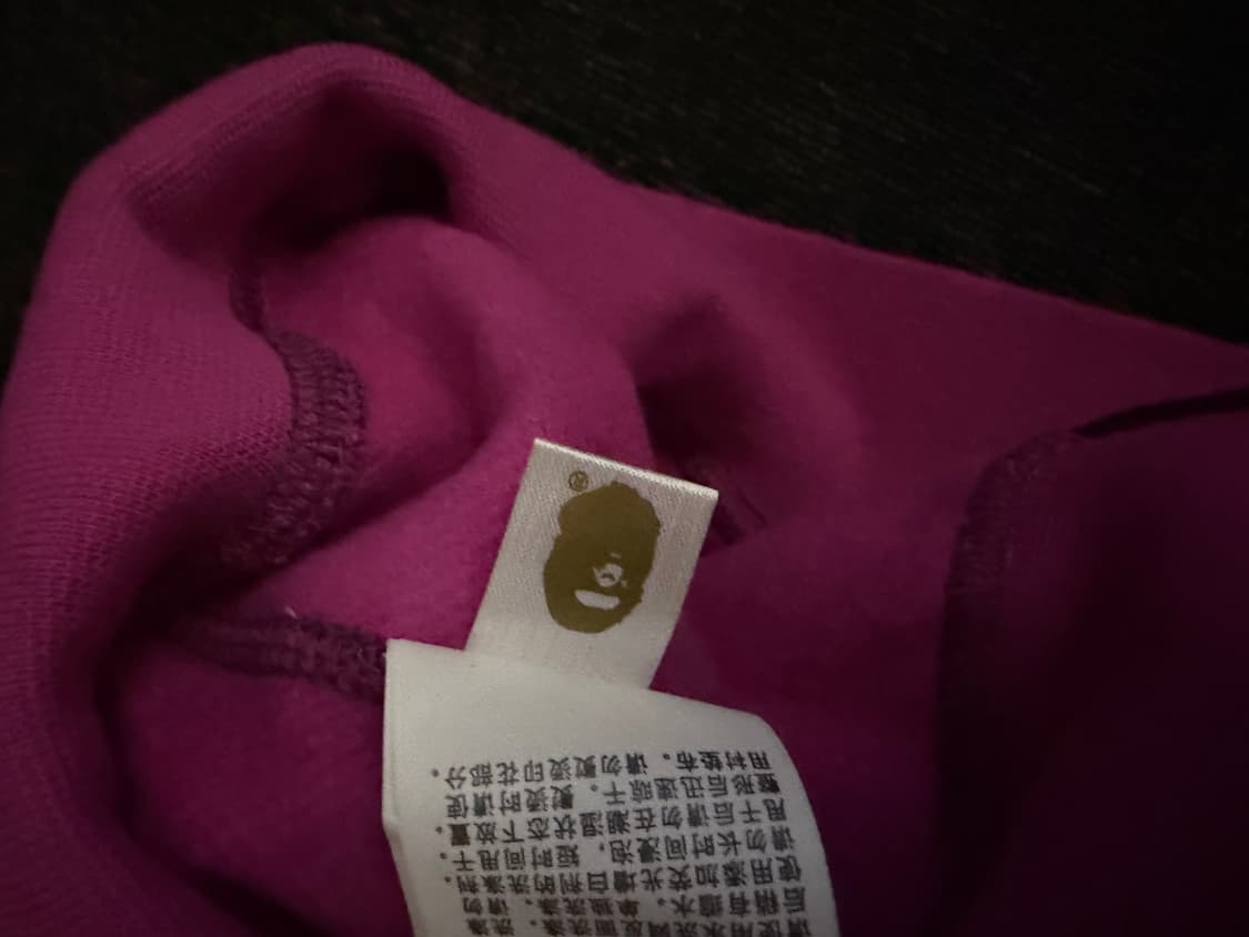 베이프 후드집업 퍼플  상품이미지5