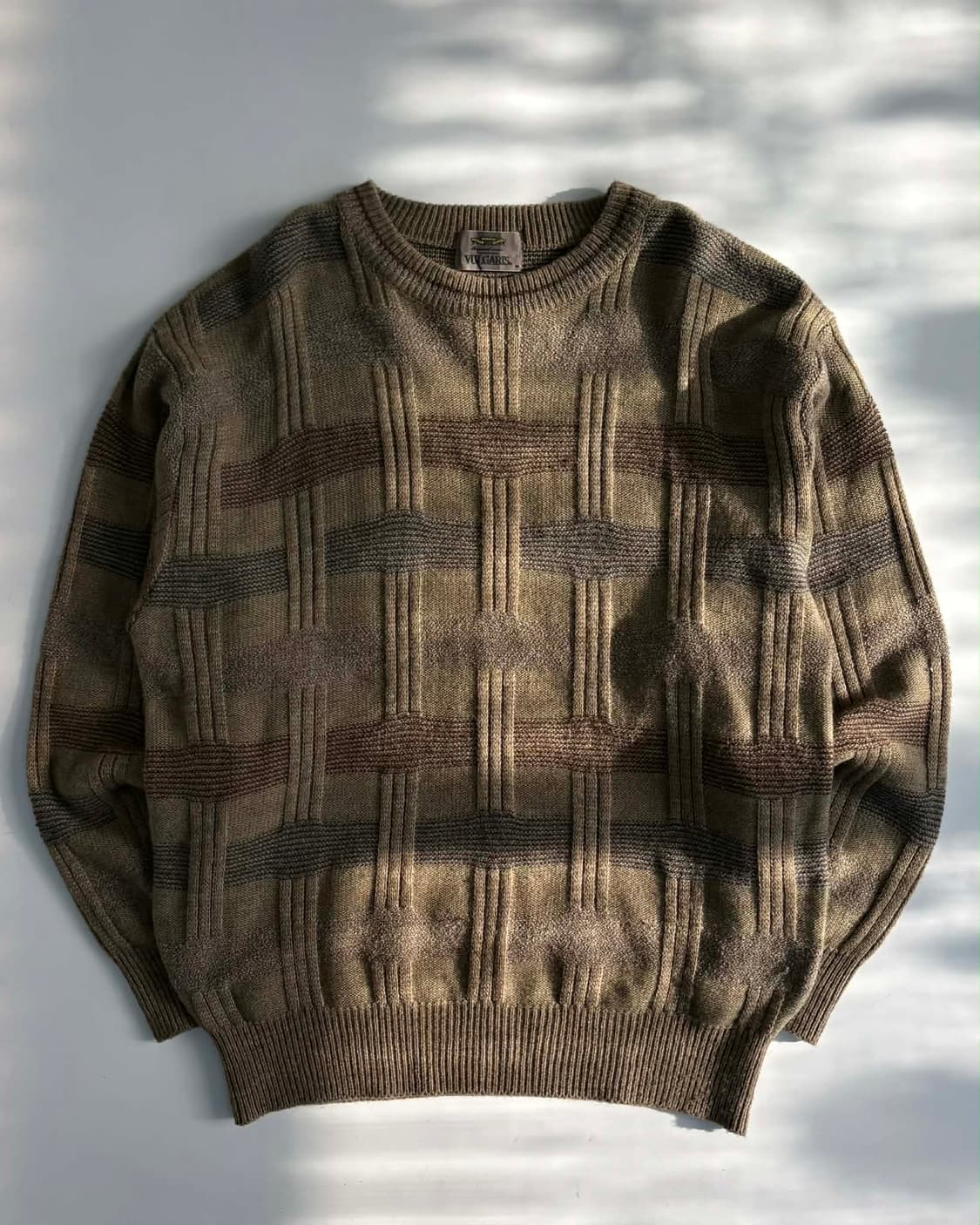 [M] Vulgaris 90s 일본 빈티지 블렌드 니트 스웨터 상품이미지1