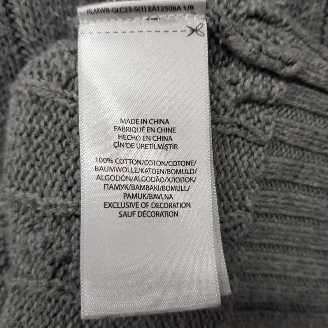 폴로 랄프로렌 꽈배기 니트 L사이즈 상품이미지4