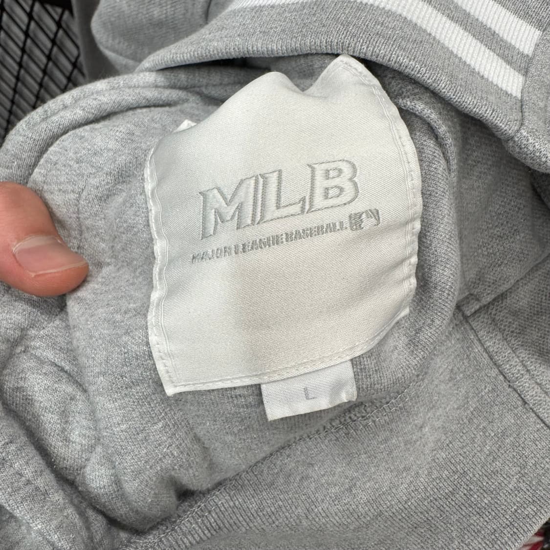 MLB LA 다저스 바시티 자켓 후면 아치 로고 포인트 그레이 상품이미지8
