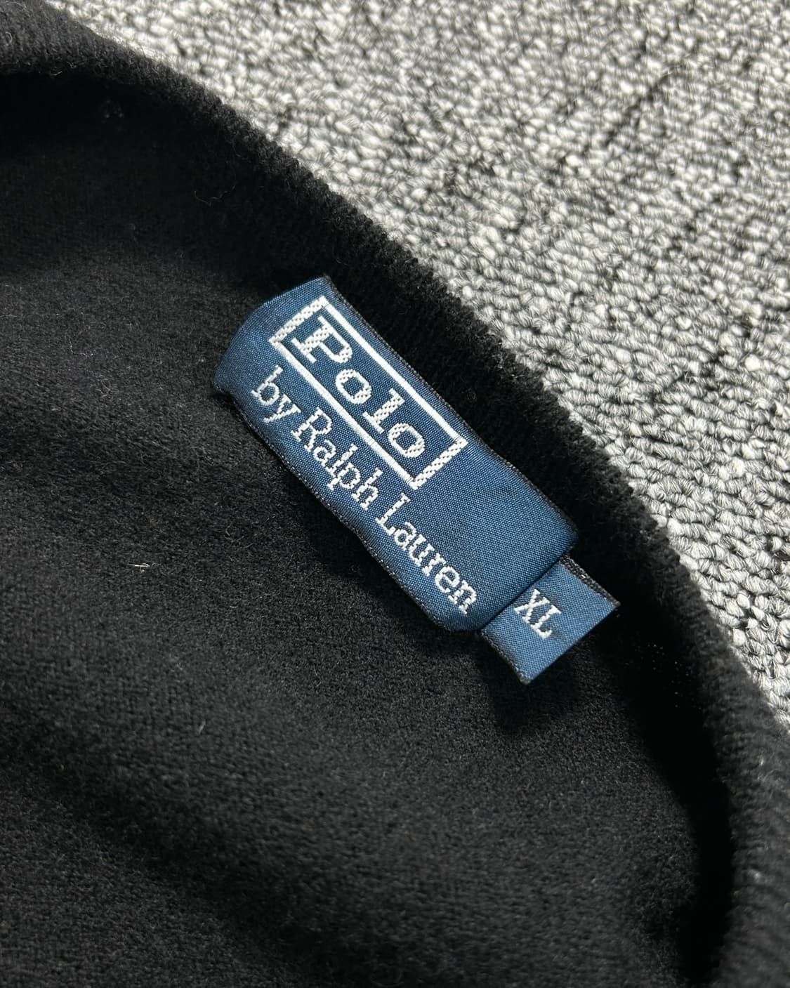 폴로 랄프로렌 퍼플 포니 블랙 브이넥 니트 상품이미지8
